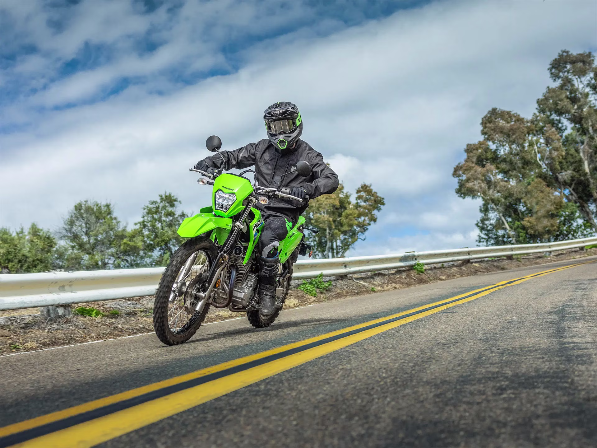 2026 Bright White Kawasaki KLX230 S Motorcycle