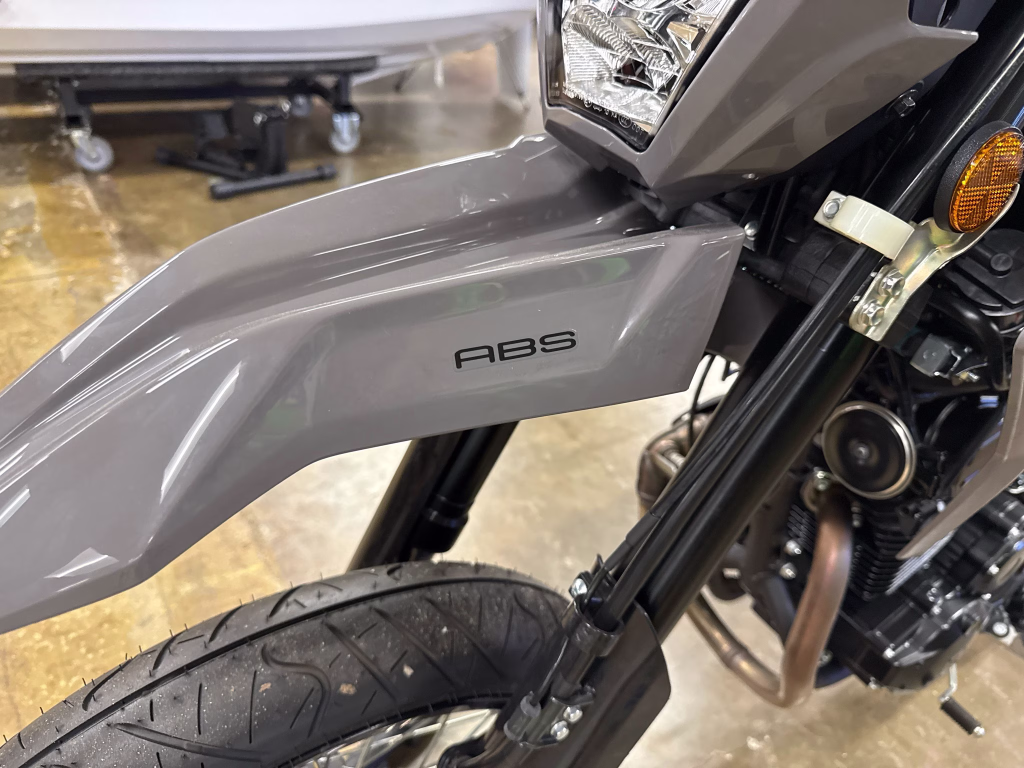2025 Battle Gray Kawasaki KLX230SM ABS Motorcycle