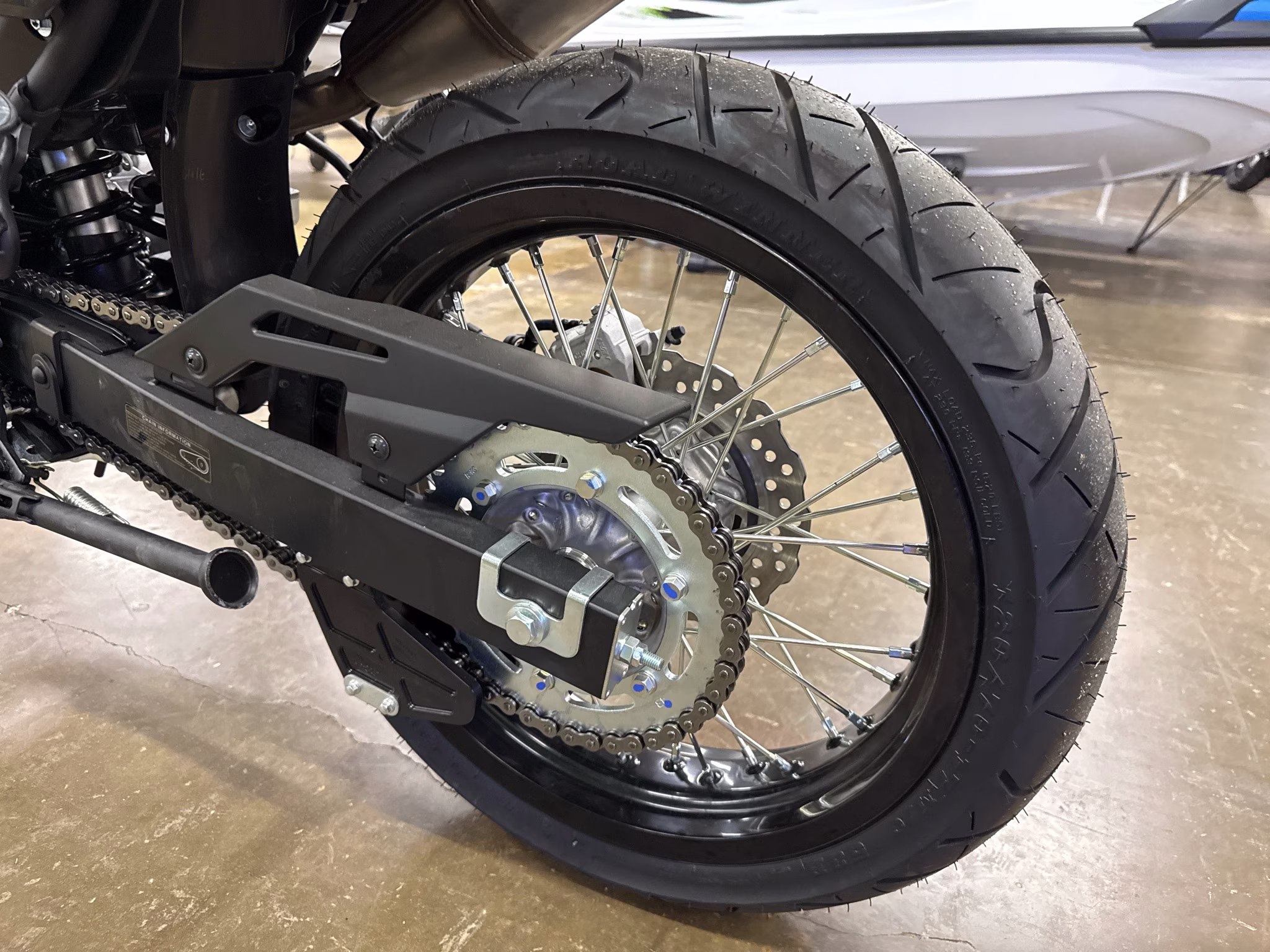 2025 Battle Gray Kawasaki KLX230SM ABS Motorcycle