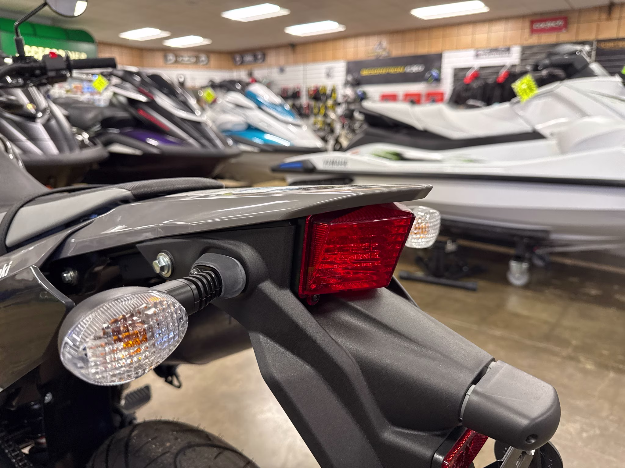 2025 Battle Gray Kawasaki KLX230SM ABS Motorcycle