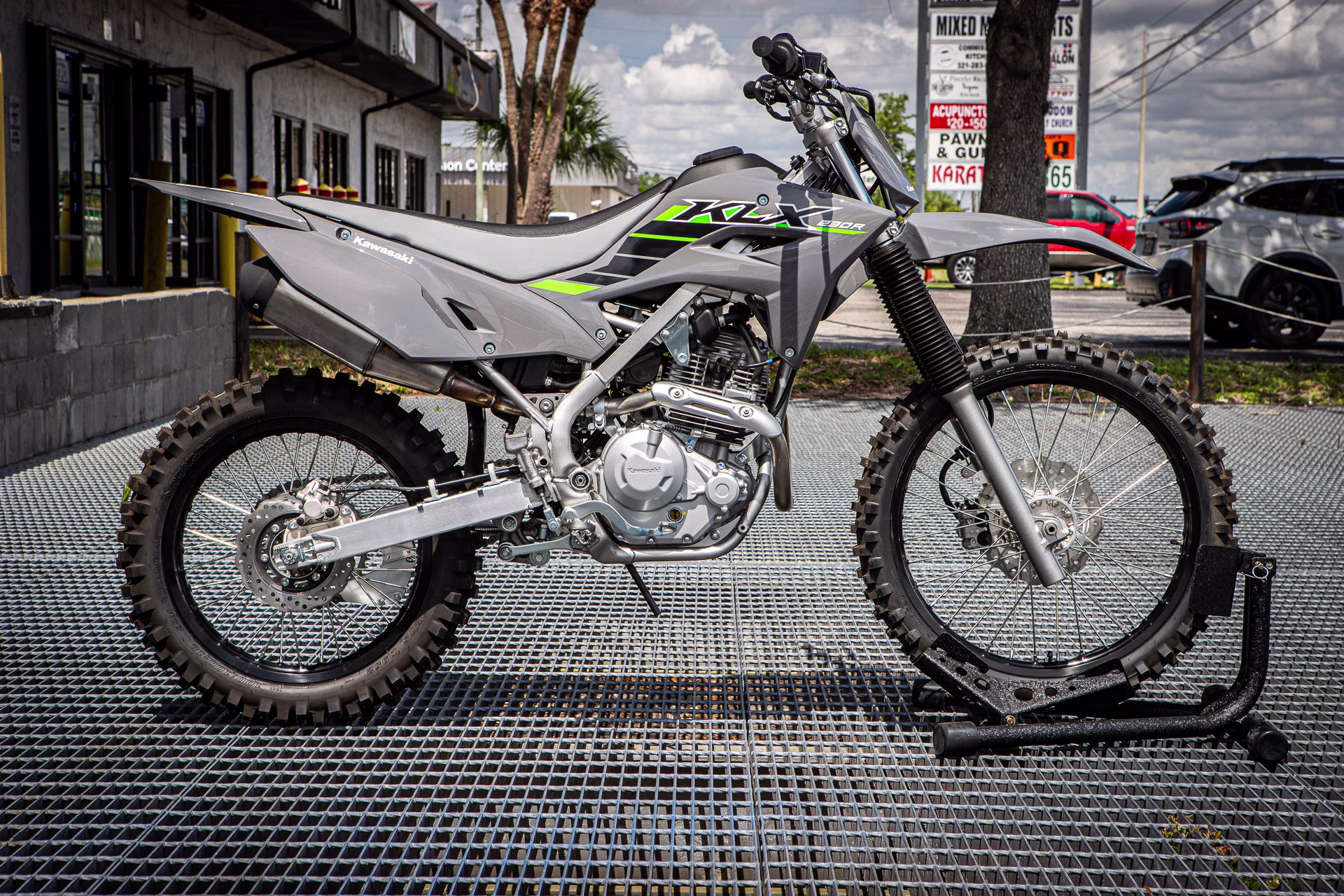 2025 Gray Kawasaki KLX 230R Motorcycle