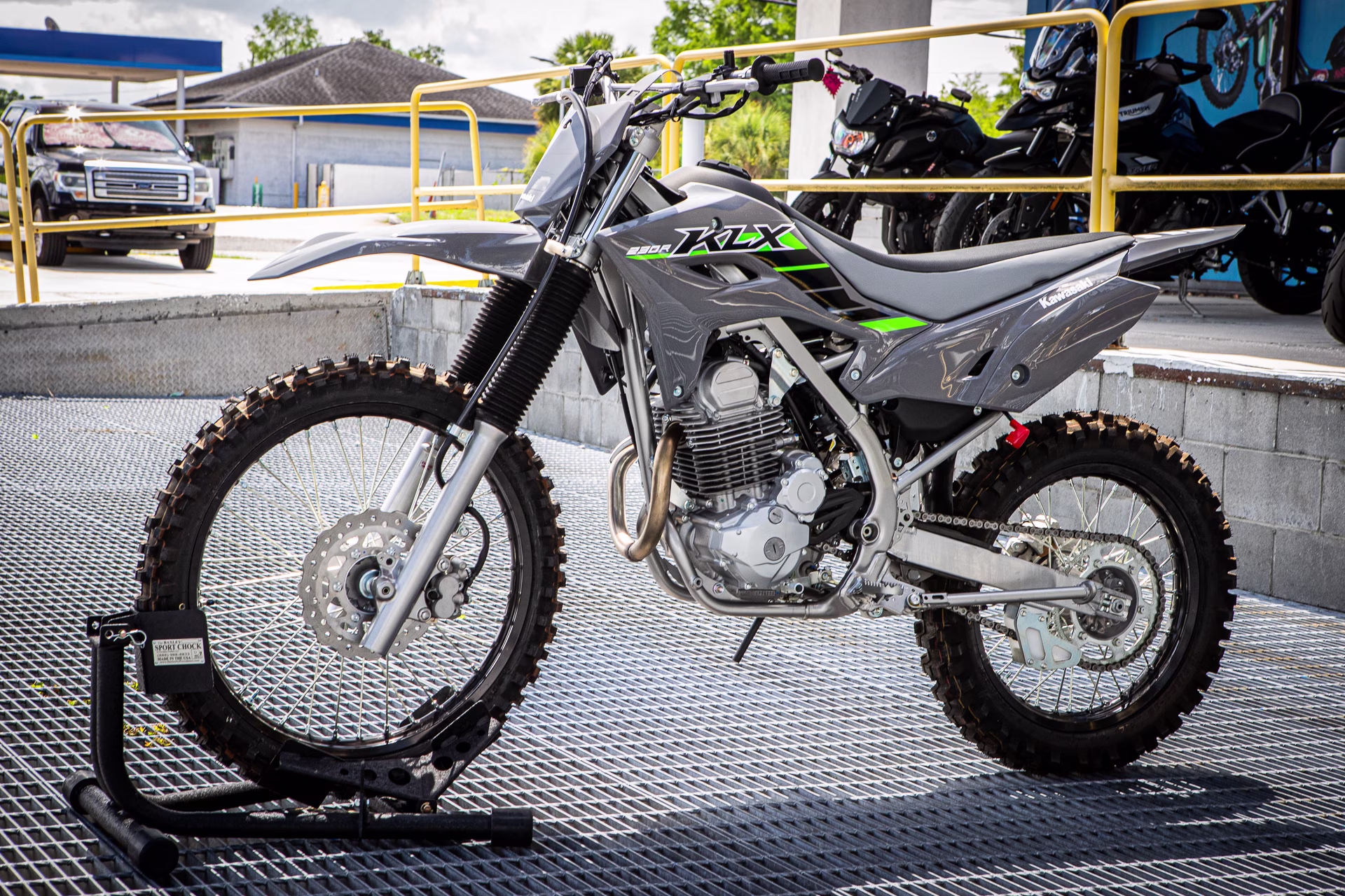 2025 Gray Kawasaki KLX 230R Motorcycle