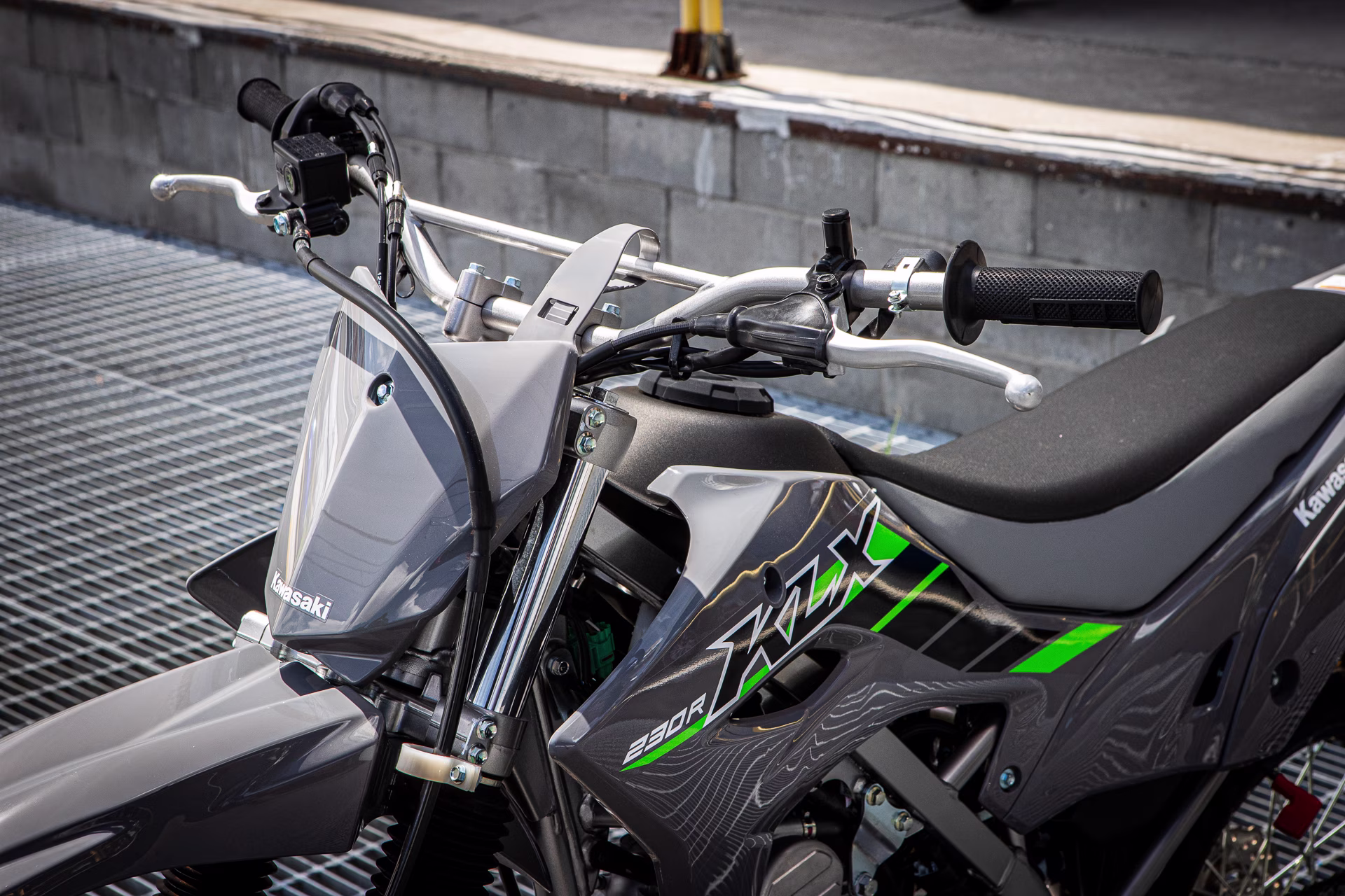 2025 Gray Kawasaki KLX 230R Motorcycle