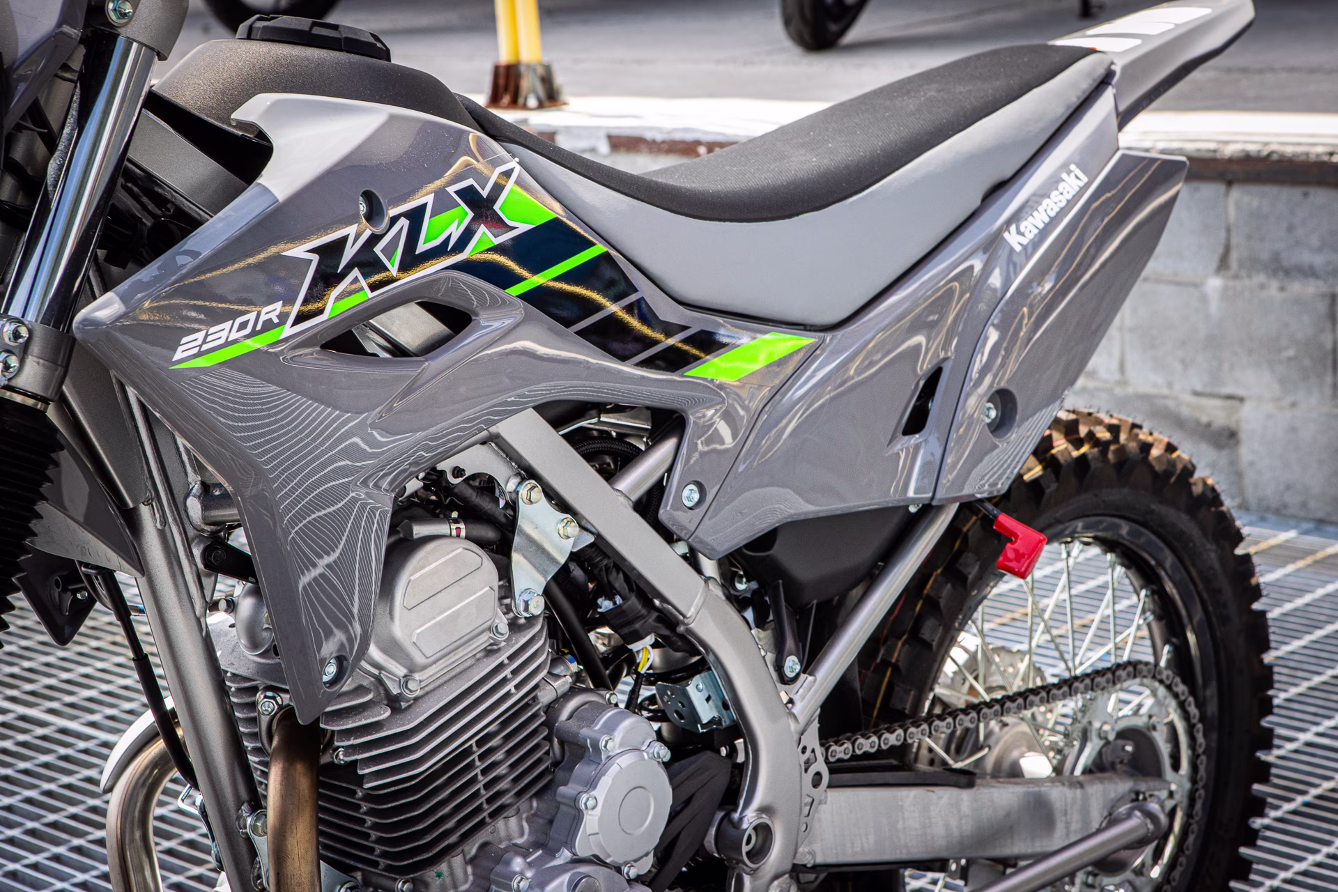 2025 Gray Kawasaki KLX 230R Motorcycle