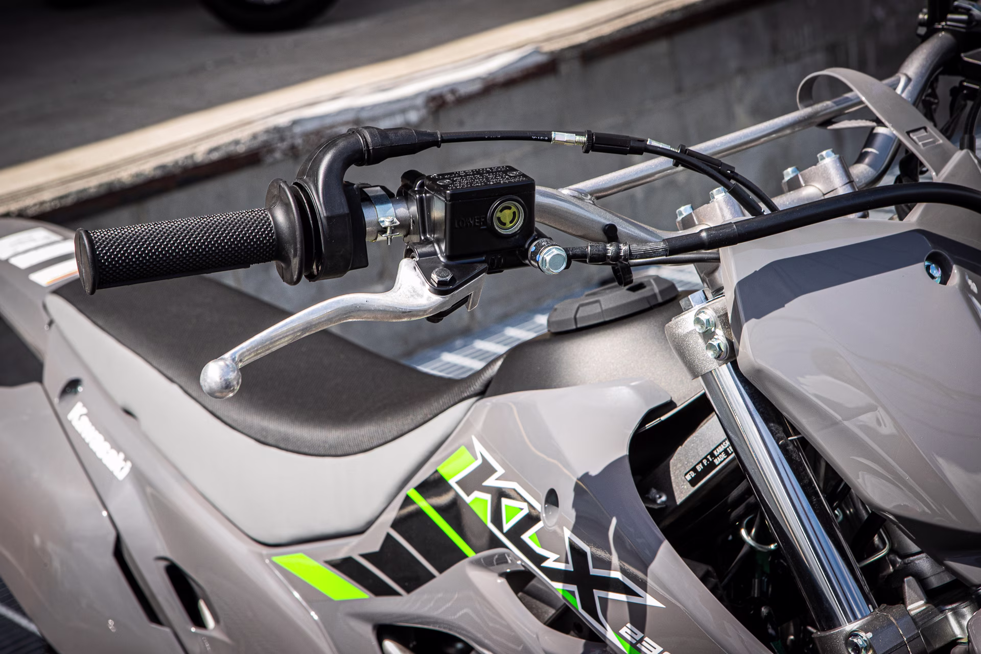 2025 Gray Kawasaki KLX 230R Motorcycle
