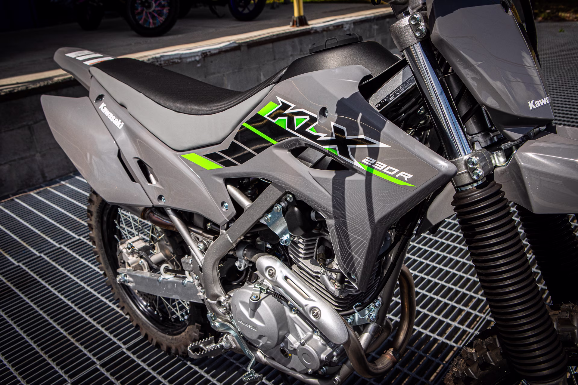 2025 Gray Kawasaki KLX 230R Motorcycle