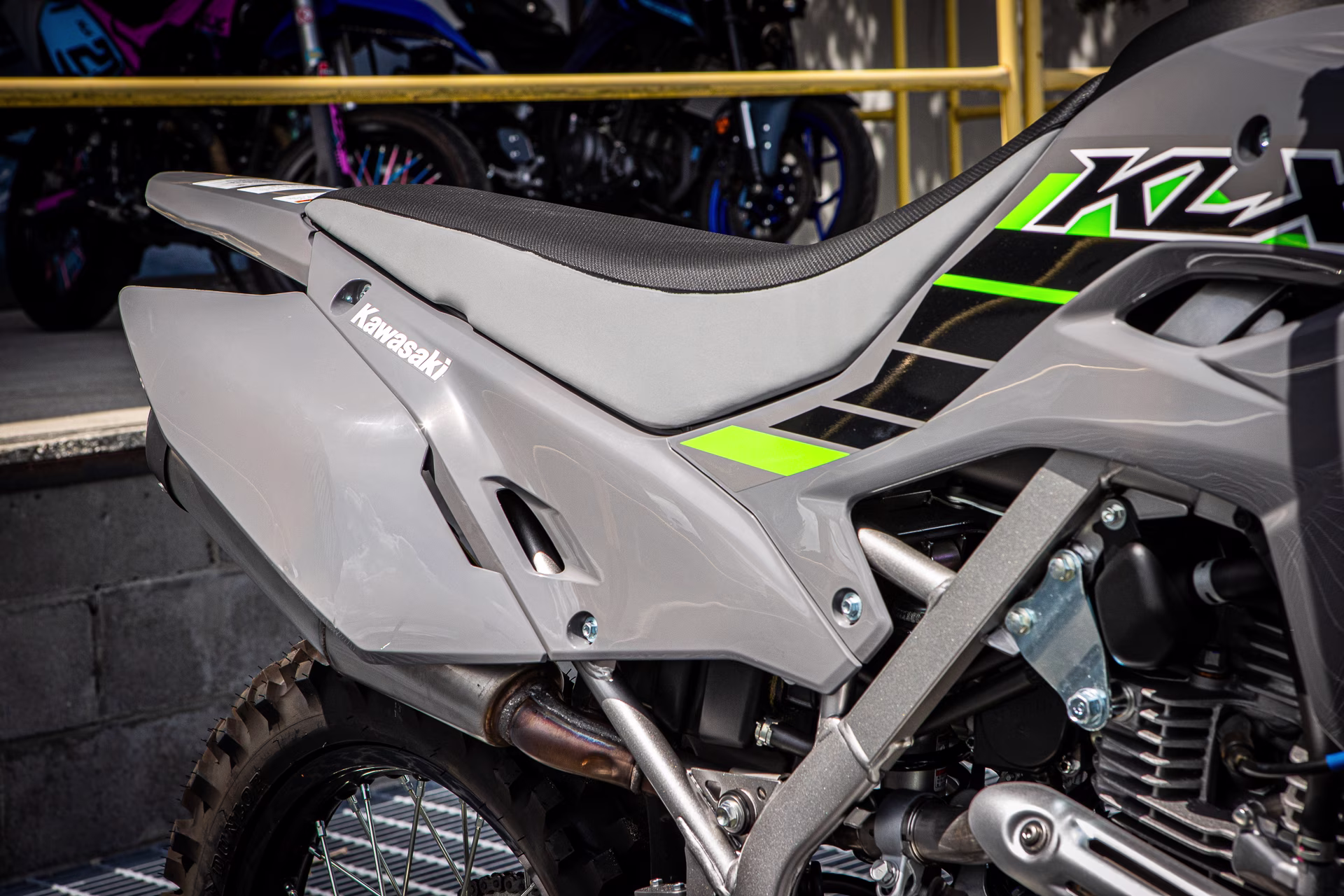 2025 Gray Kawasaki KLX 230R Motorcycle
