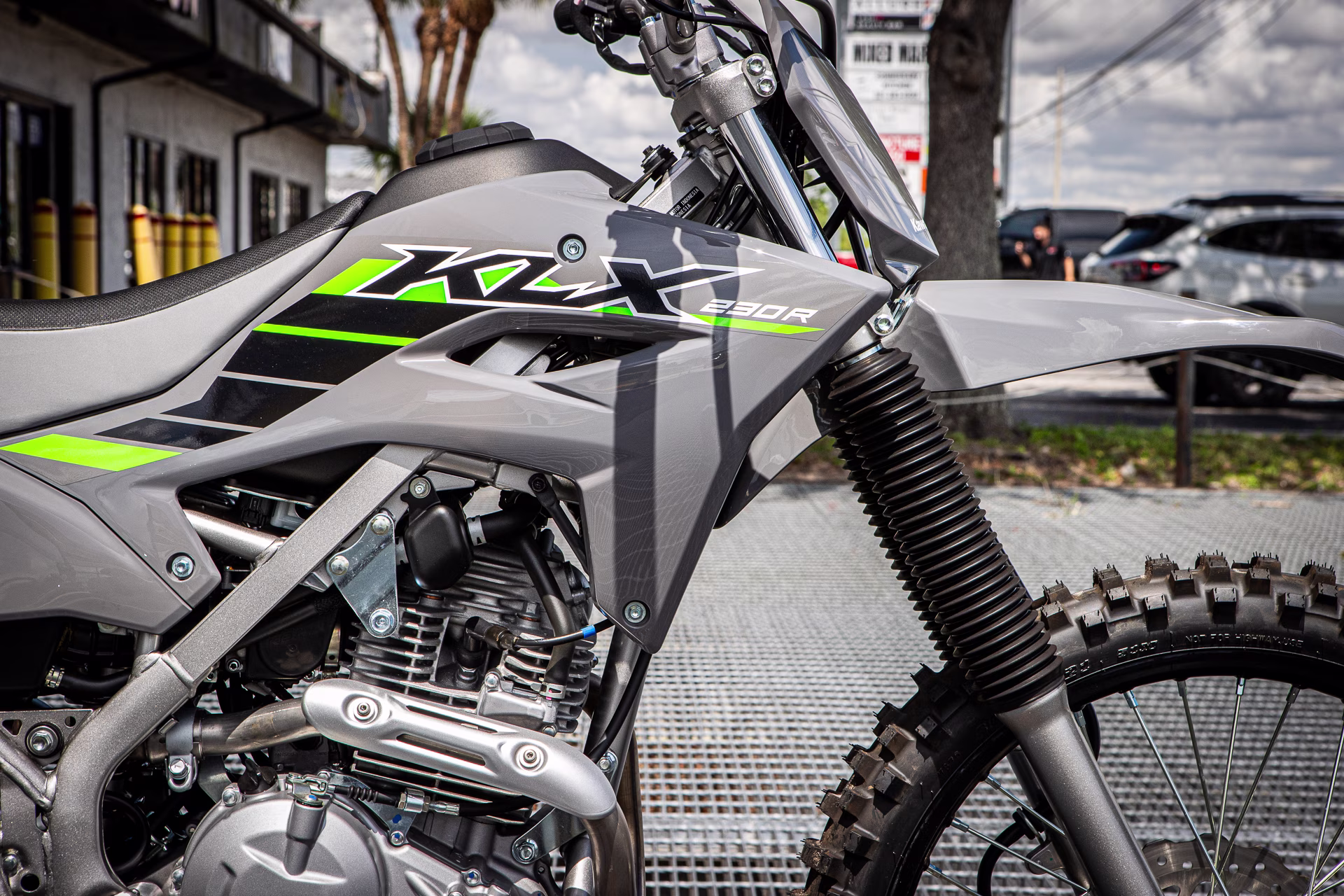 2025 Gray Kawasaki KLX 230R Motorcycle