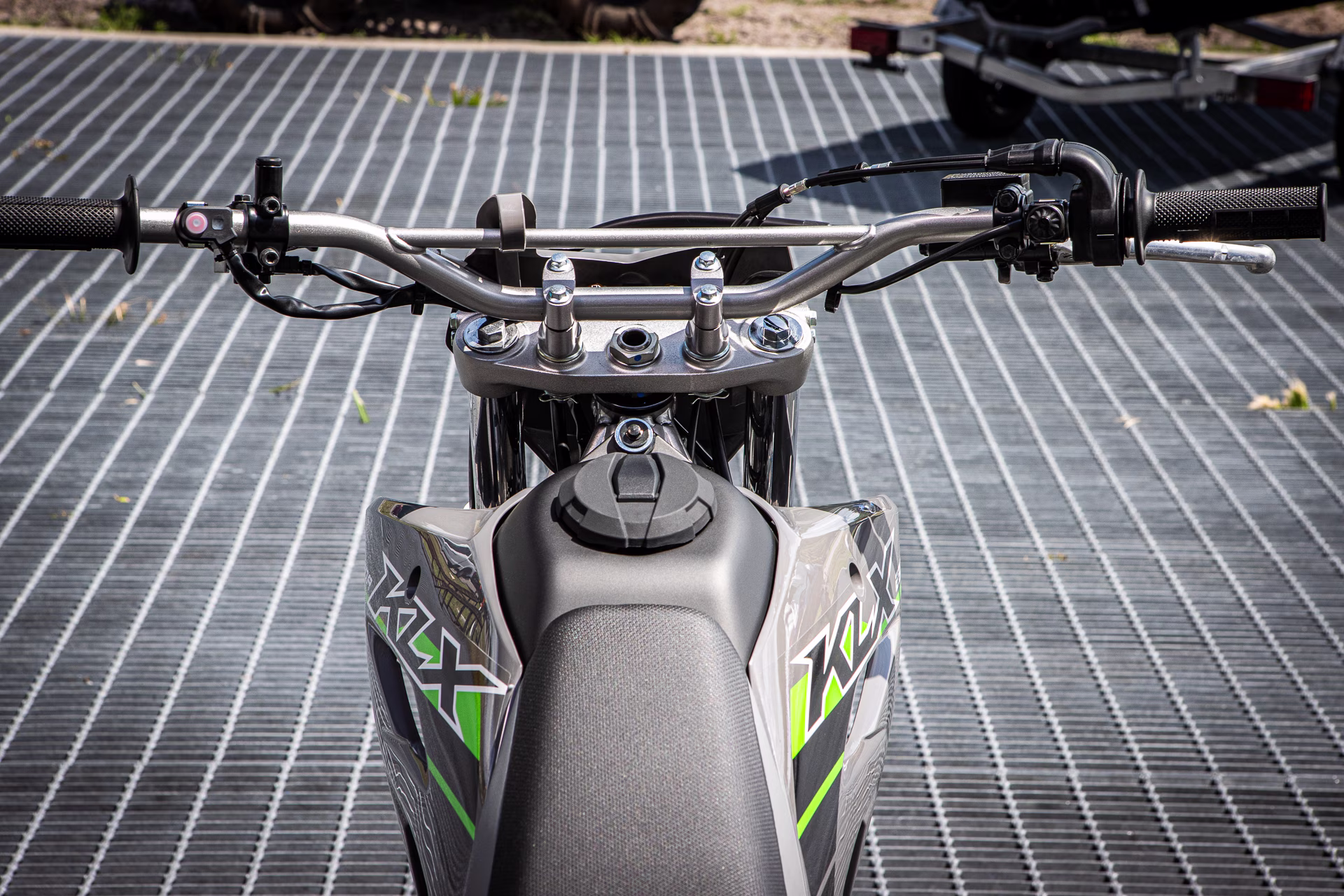2025 Gray Kawasaki KLX 230R Motorcycle