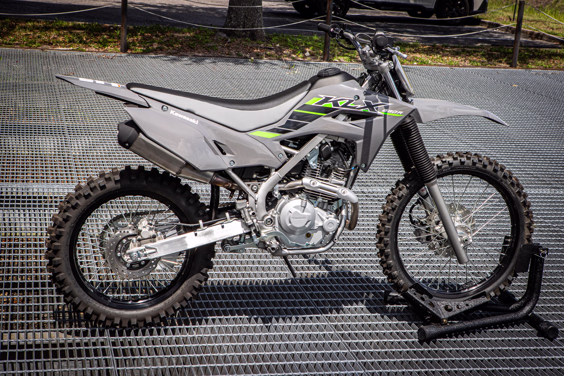 2025 Gray Kawasaki KLX 230R Motorcycle