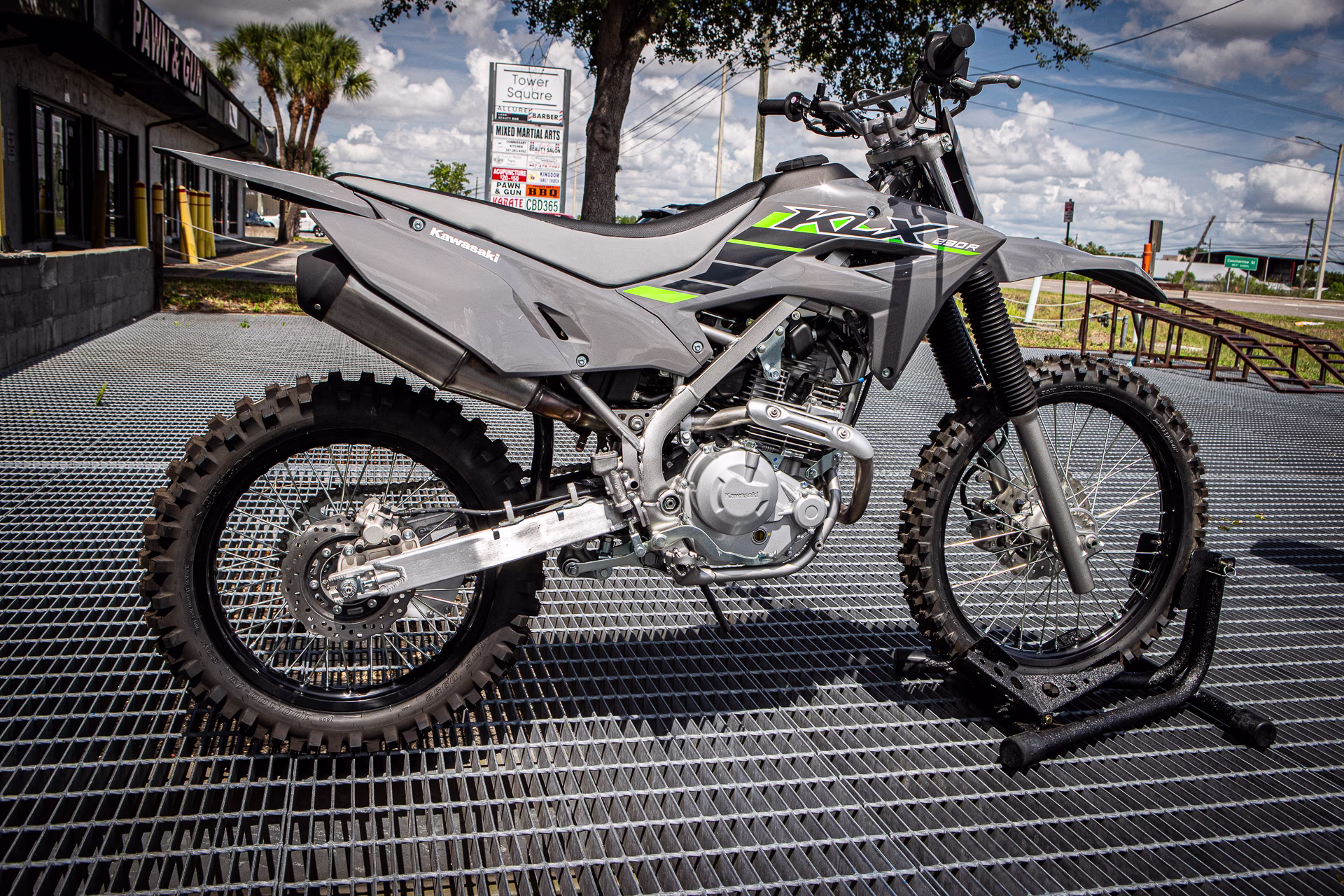 2025 Gray Kawasaki KLX 230R Motorcycle