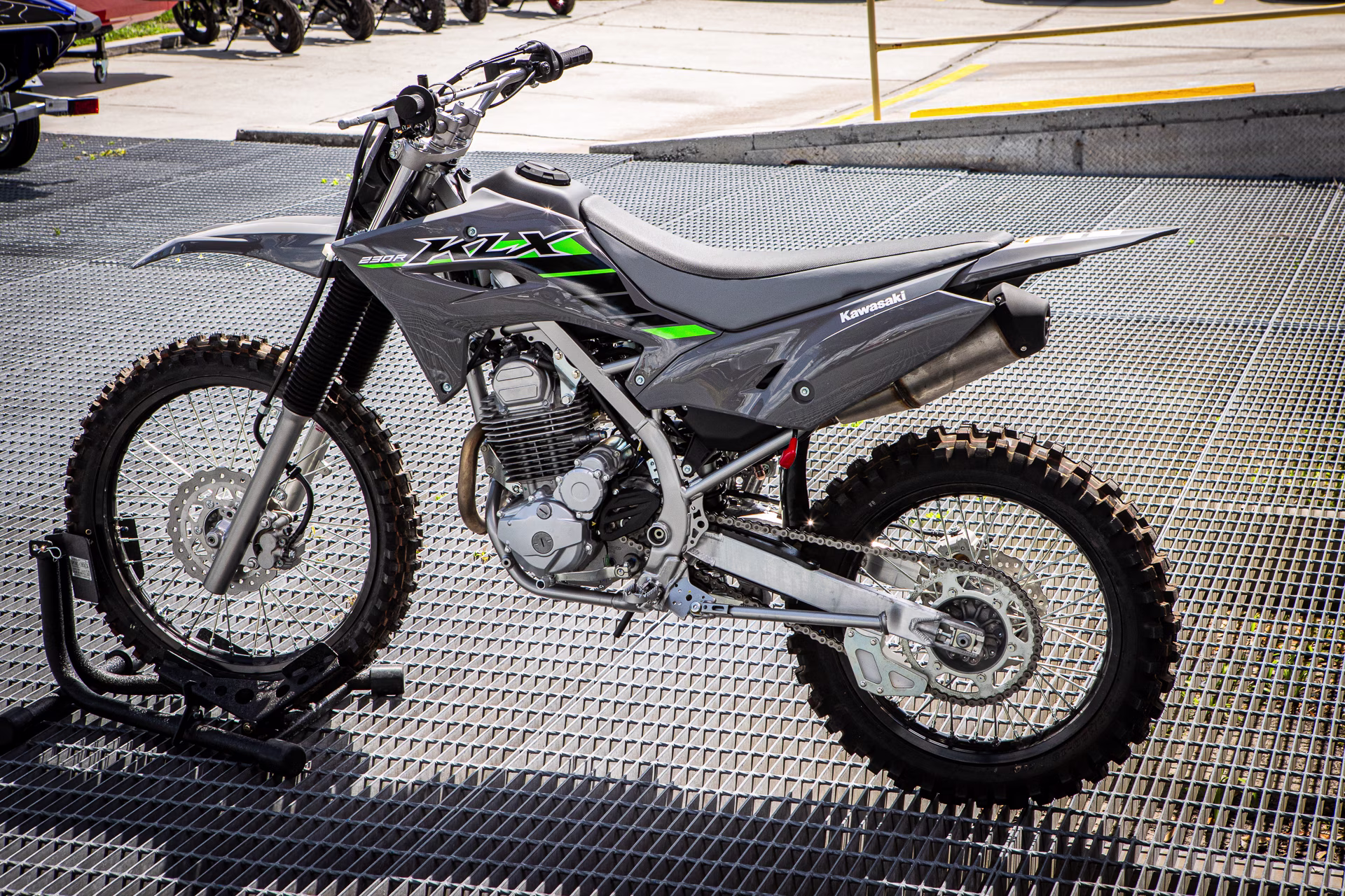2025 Gray Kawasaki KLX 230R Motorcycle