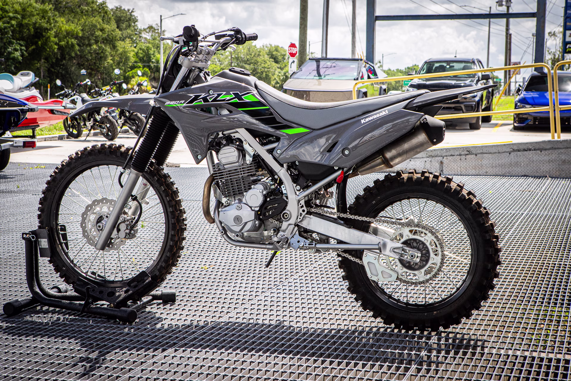 2025 Gray Kawasaki KLX 230R Motorcycle