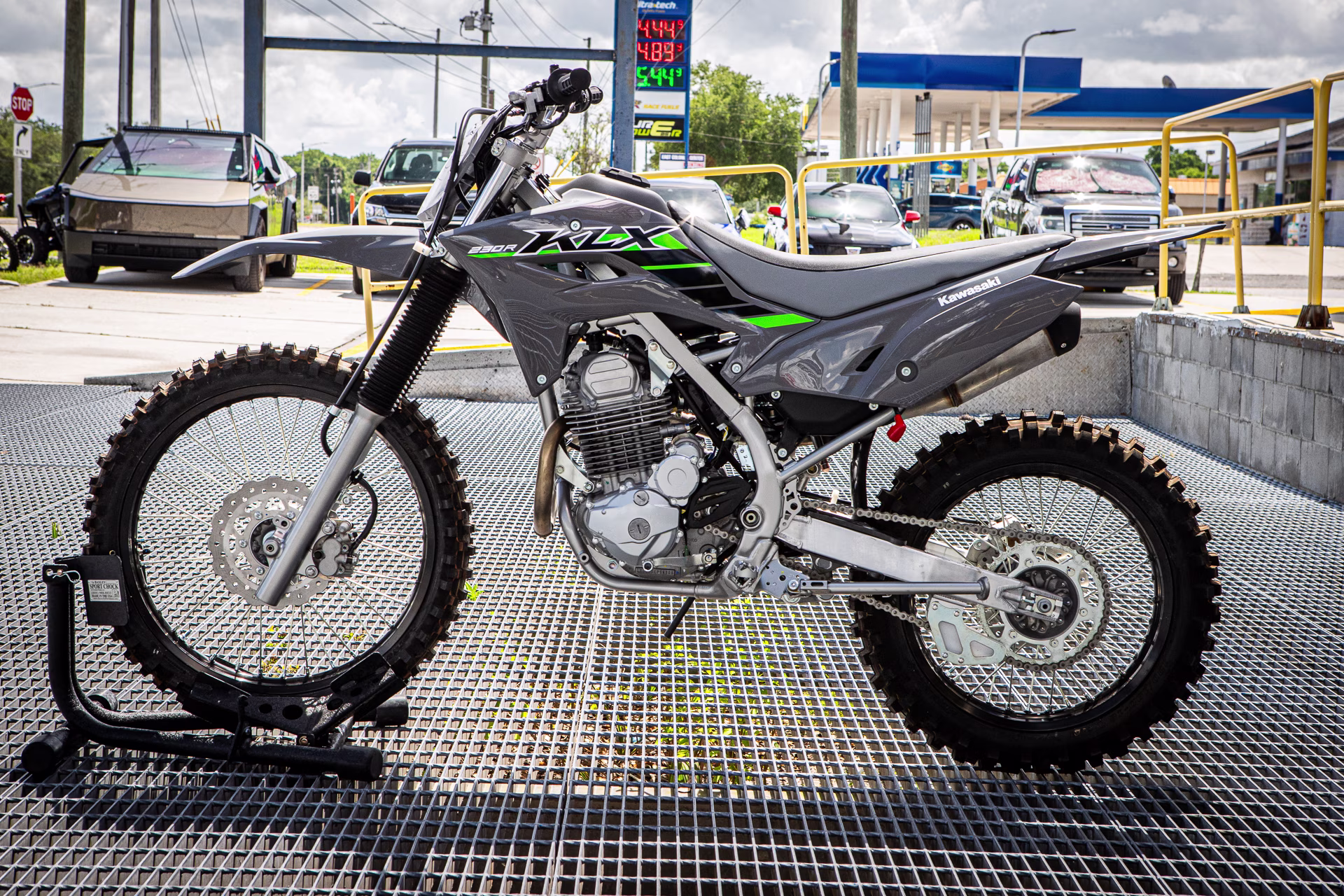2025 Gray Kawasaki KLX 230R Motorcycle