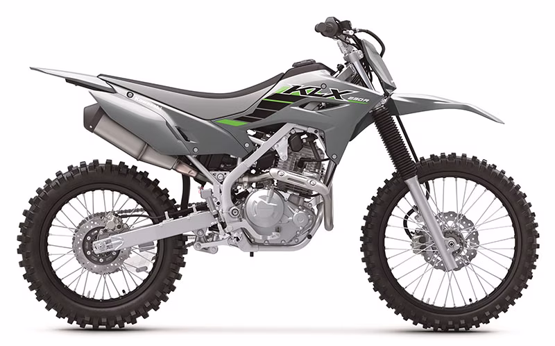 2025 Battle Gray Kawasaki KLX230R Motorcycle