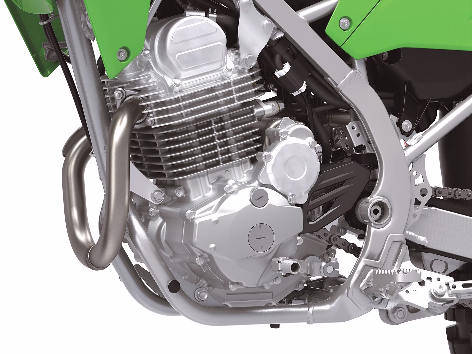 2025 Battle Gray Kawasaki KLX230R Motorcycle