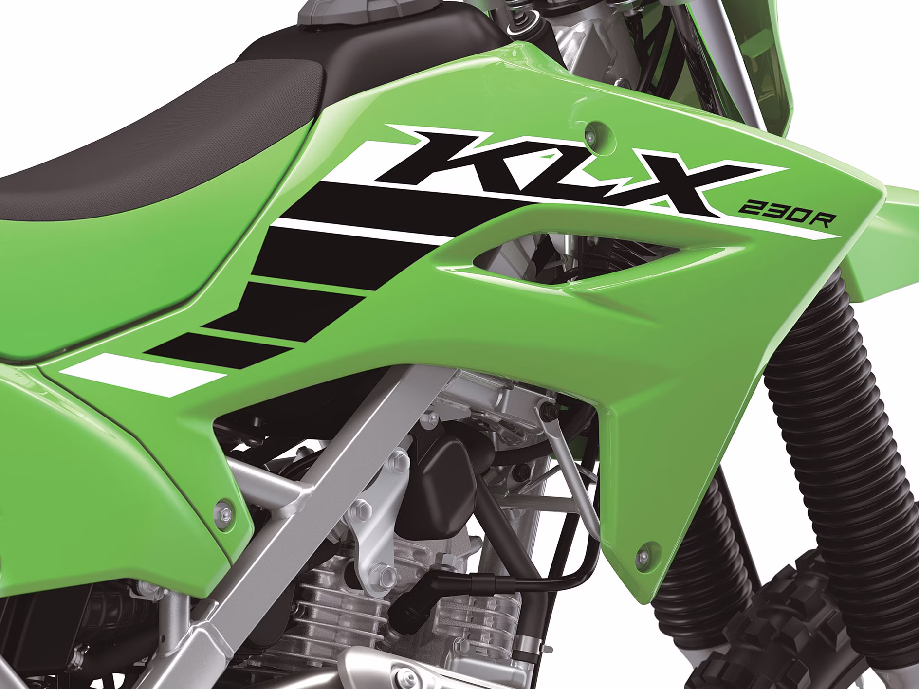 2025 Battle Gray Kawasaki KLX230R Motorcycle