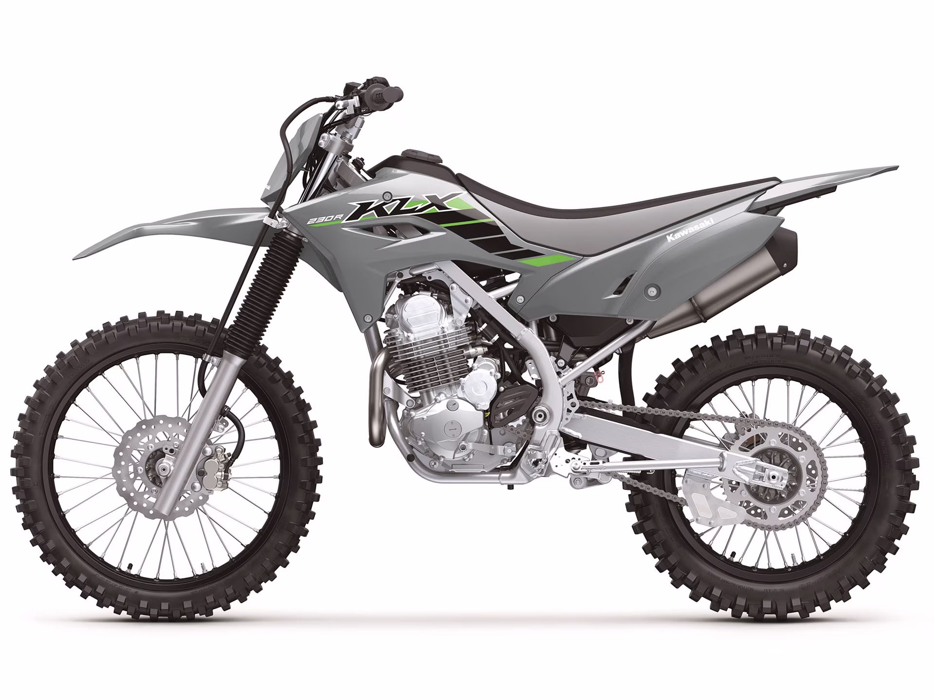 2025 Battle Gray Kawasaki KLX230R Motorcycle