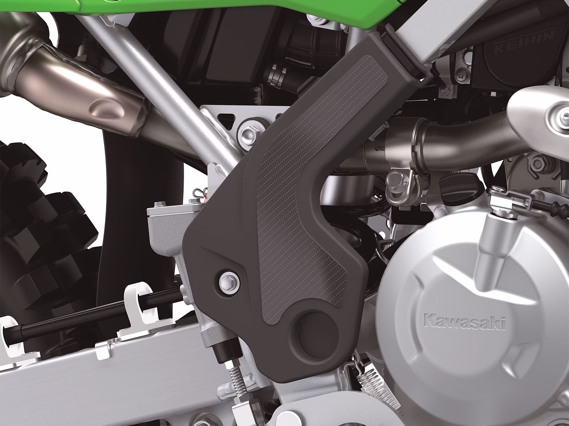 2025 Battle Gray Kawasaki KLX230R Motorcycle