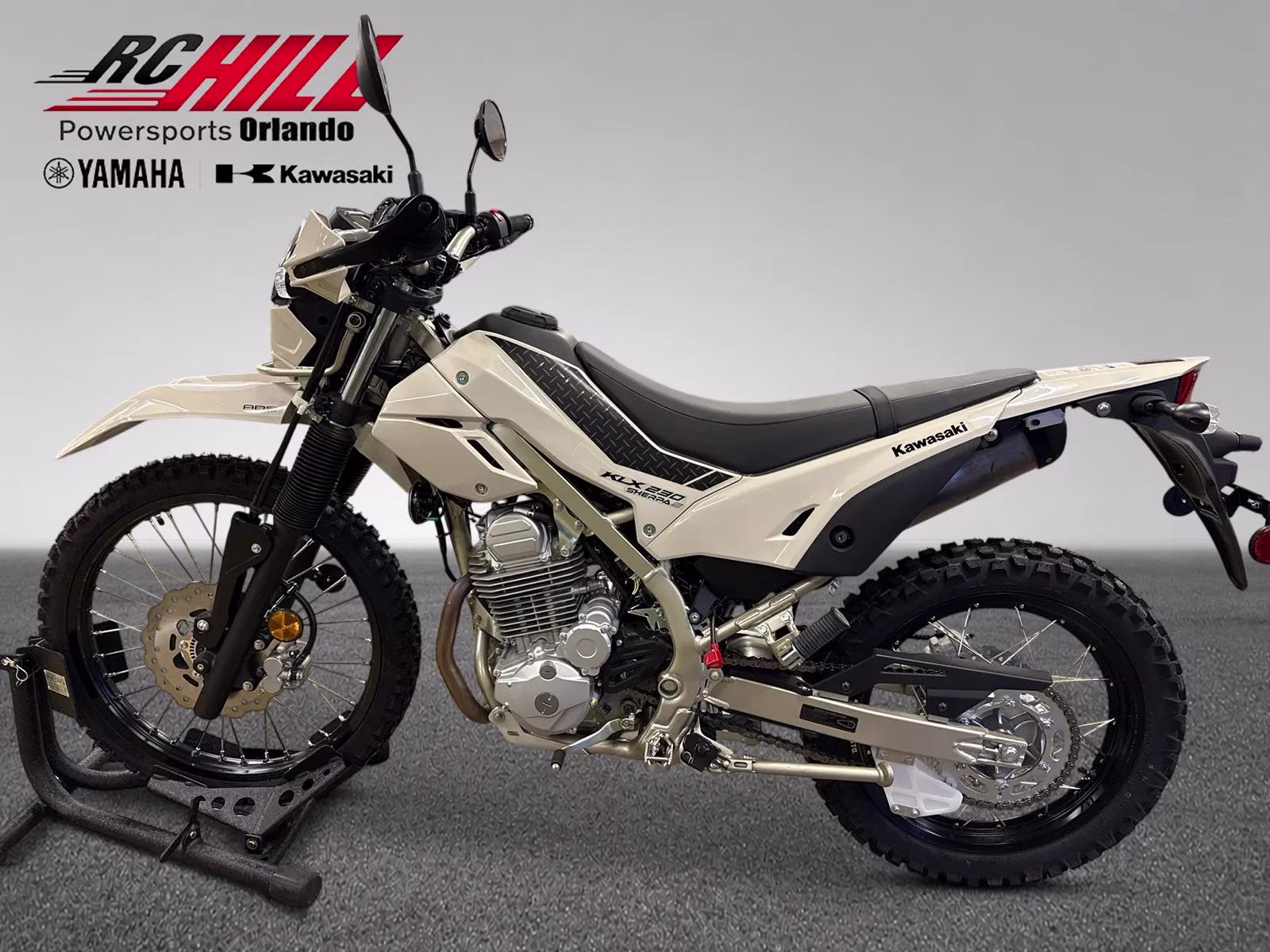 2026 Beige Kawasaki KLX 230 S ABS Motorcycle