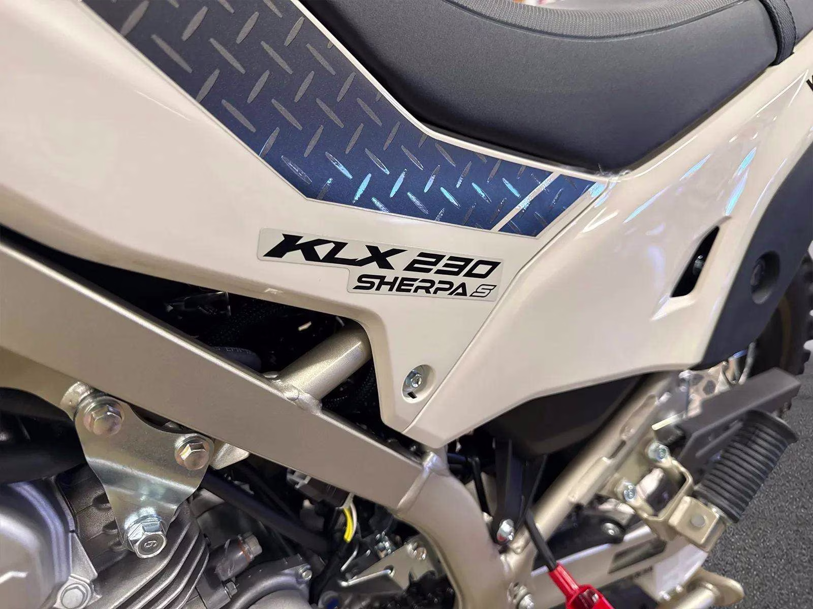 2026 Beige Kawasaki KLX 230 S ABS Motorcycle