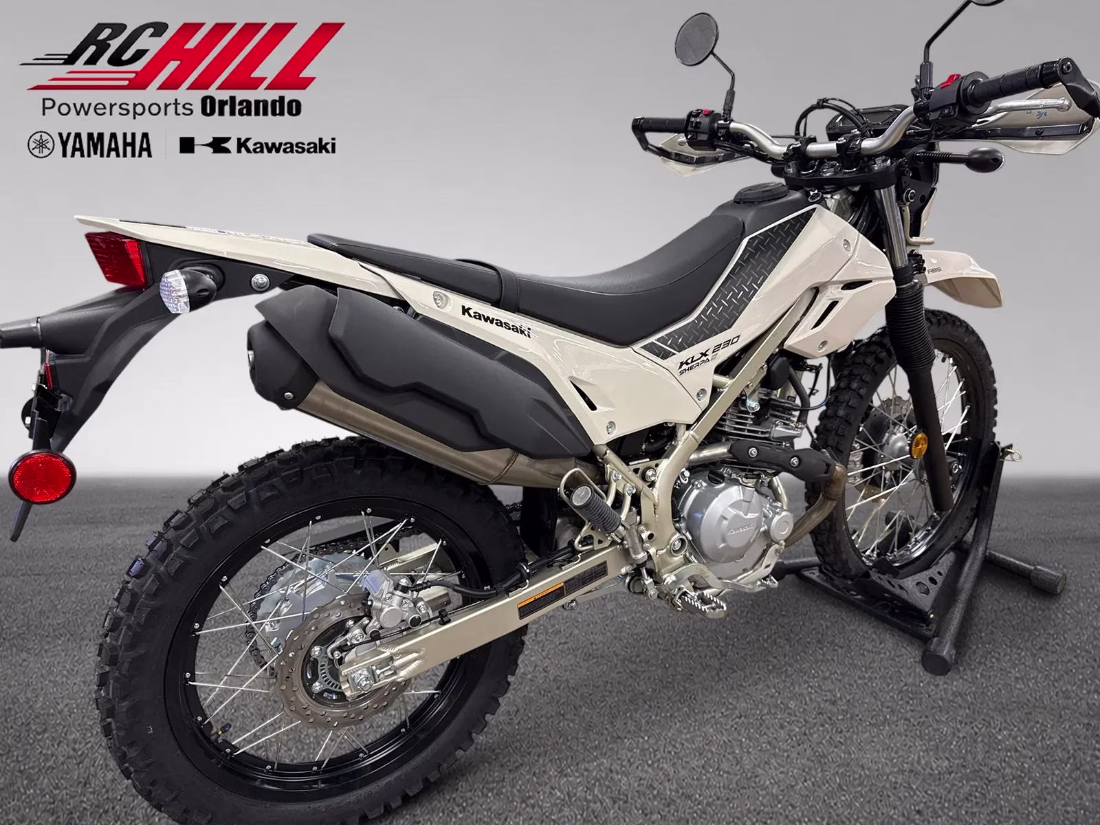 2026 Beige Kawasaki KLX 230 S ABS Motorcycle