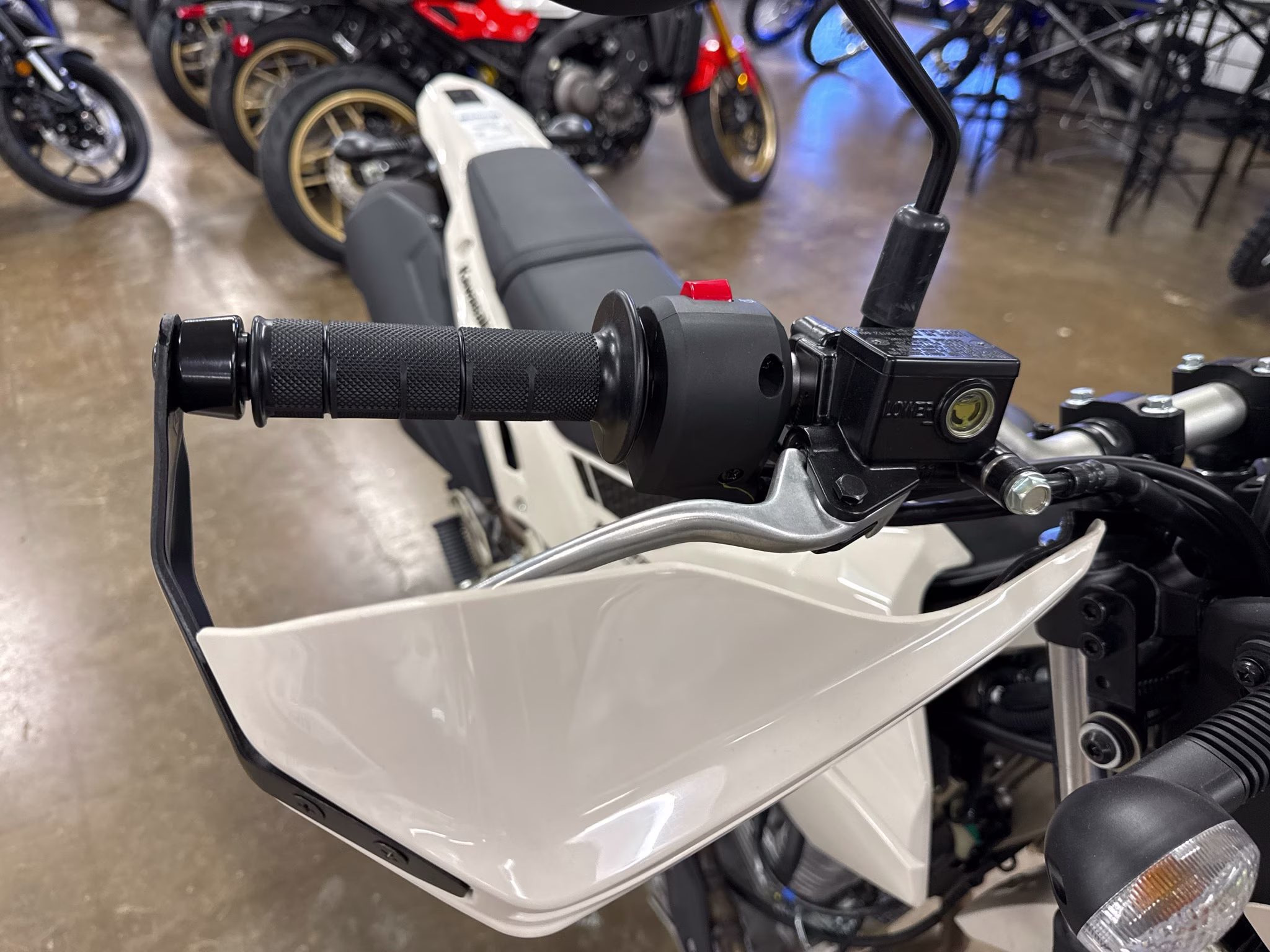 2026 Whitish Beige Kawasaki KLX230 SHERPA S ABS Motorcycle