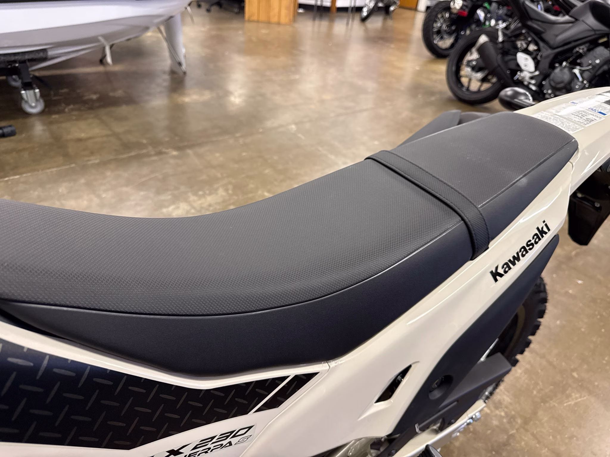 2026 Whitish Beige Kawasaki KLX230 SHERPA S ABS Motorcycle
