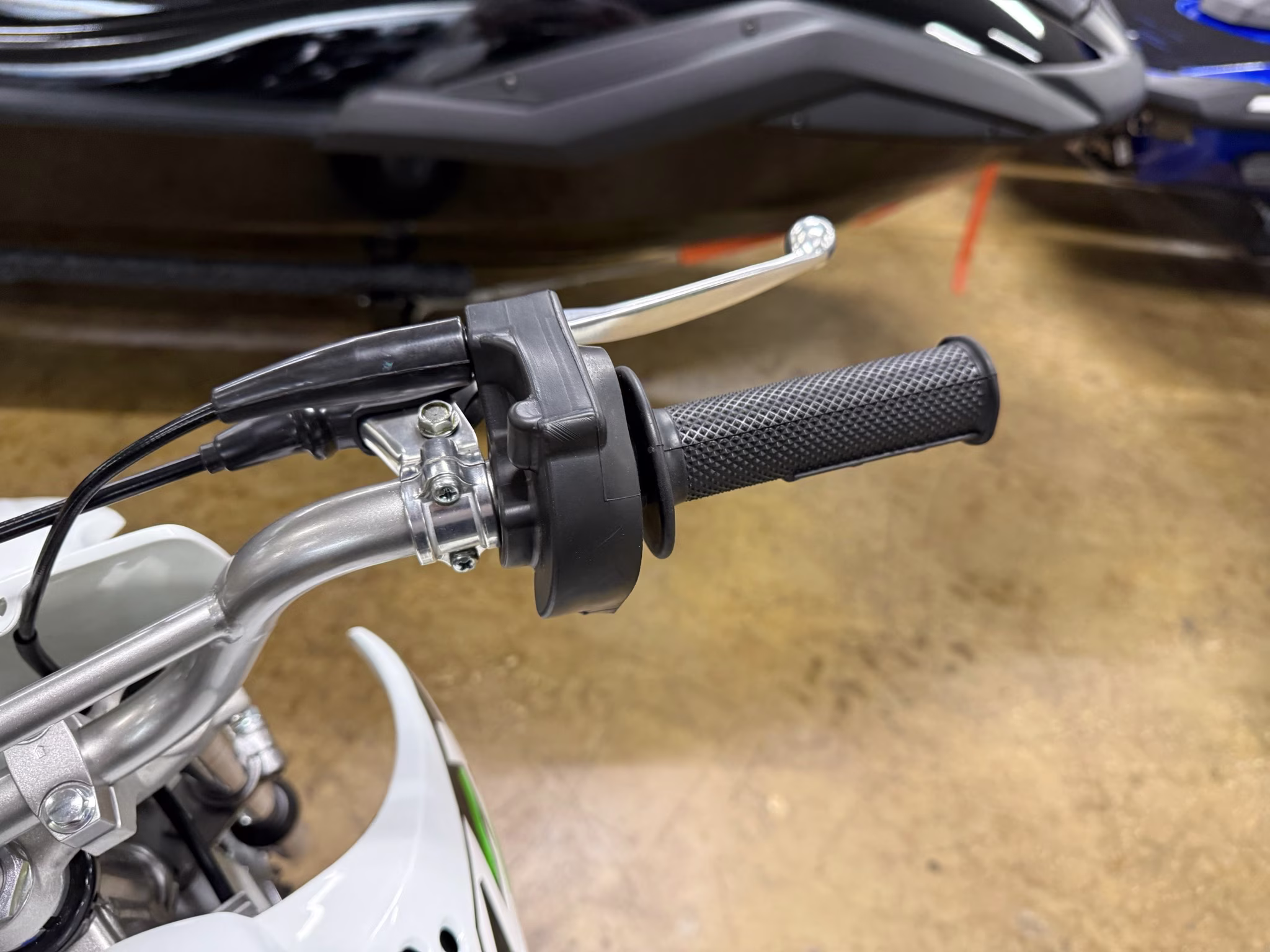 2026 Bright White Kawasaki KLX110R Motorcycle