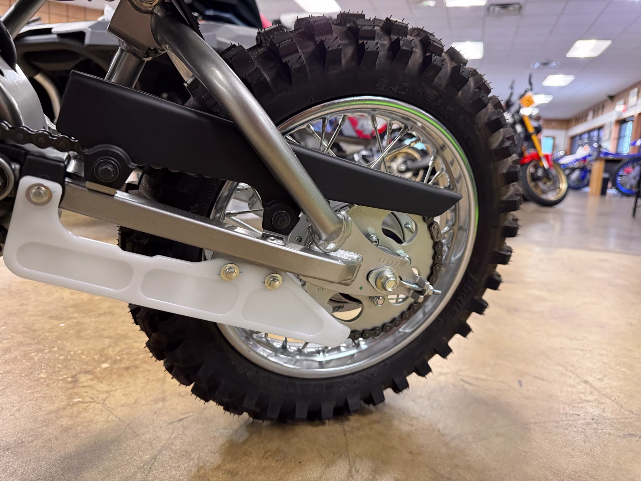 2026 Bright White Kawasaki KLX110R Motorcycle