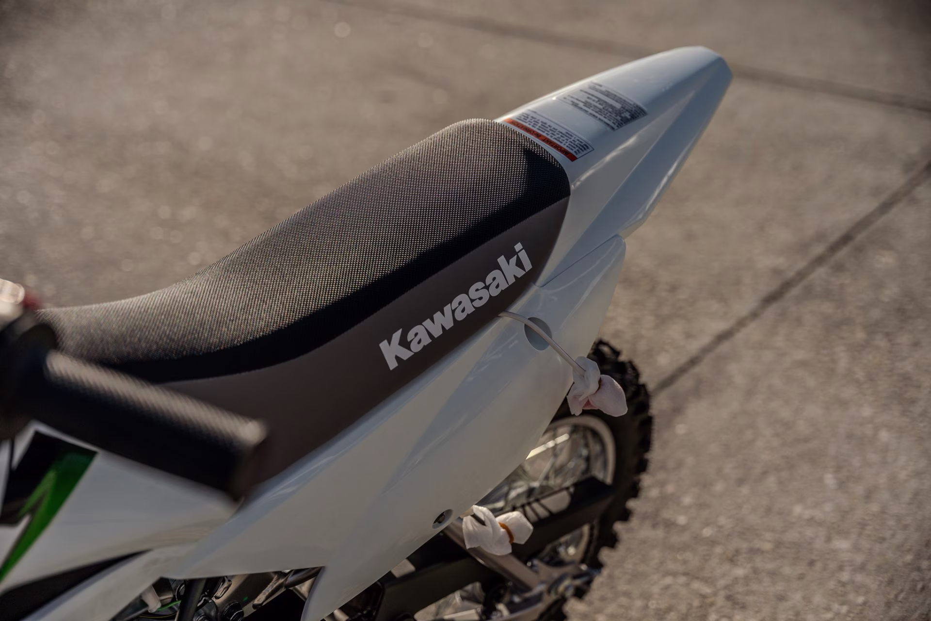 2026 Bright White Kawasaki KLX110R Motorcycle
