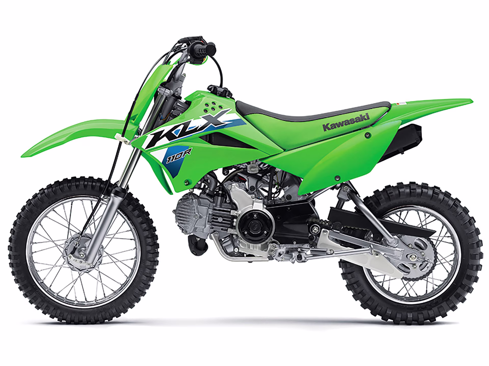 2026 Lime Green Kawasaki KLX110R Motorcycle