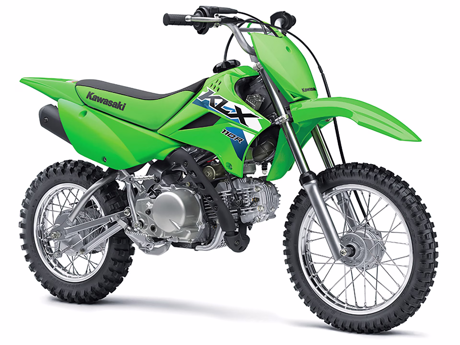 2026 Lime Green Kawasaki KLX110R Motorcycle