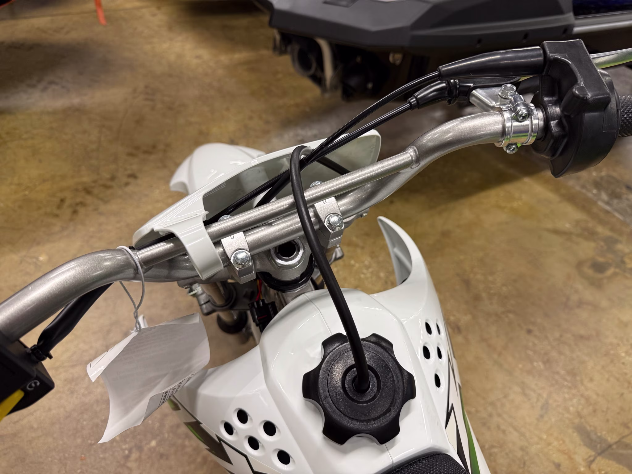 2026 Bright White Kawasaki KLX110R Motorcycle