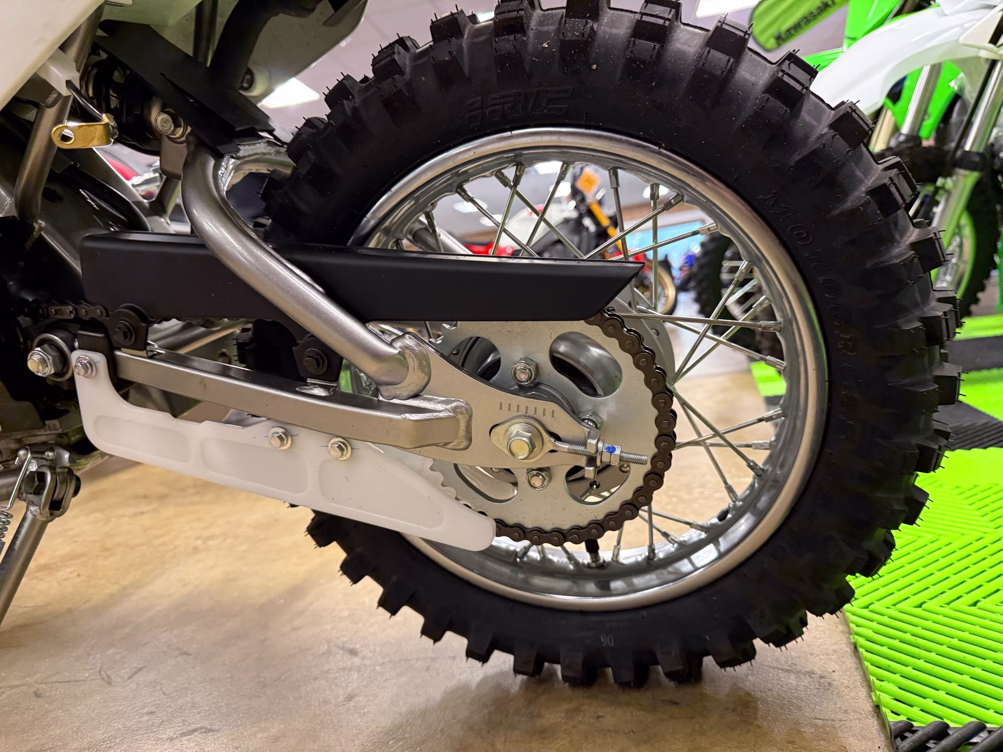 2026 Bright White Kawasaki KLX110R Motorcycle