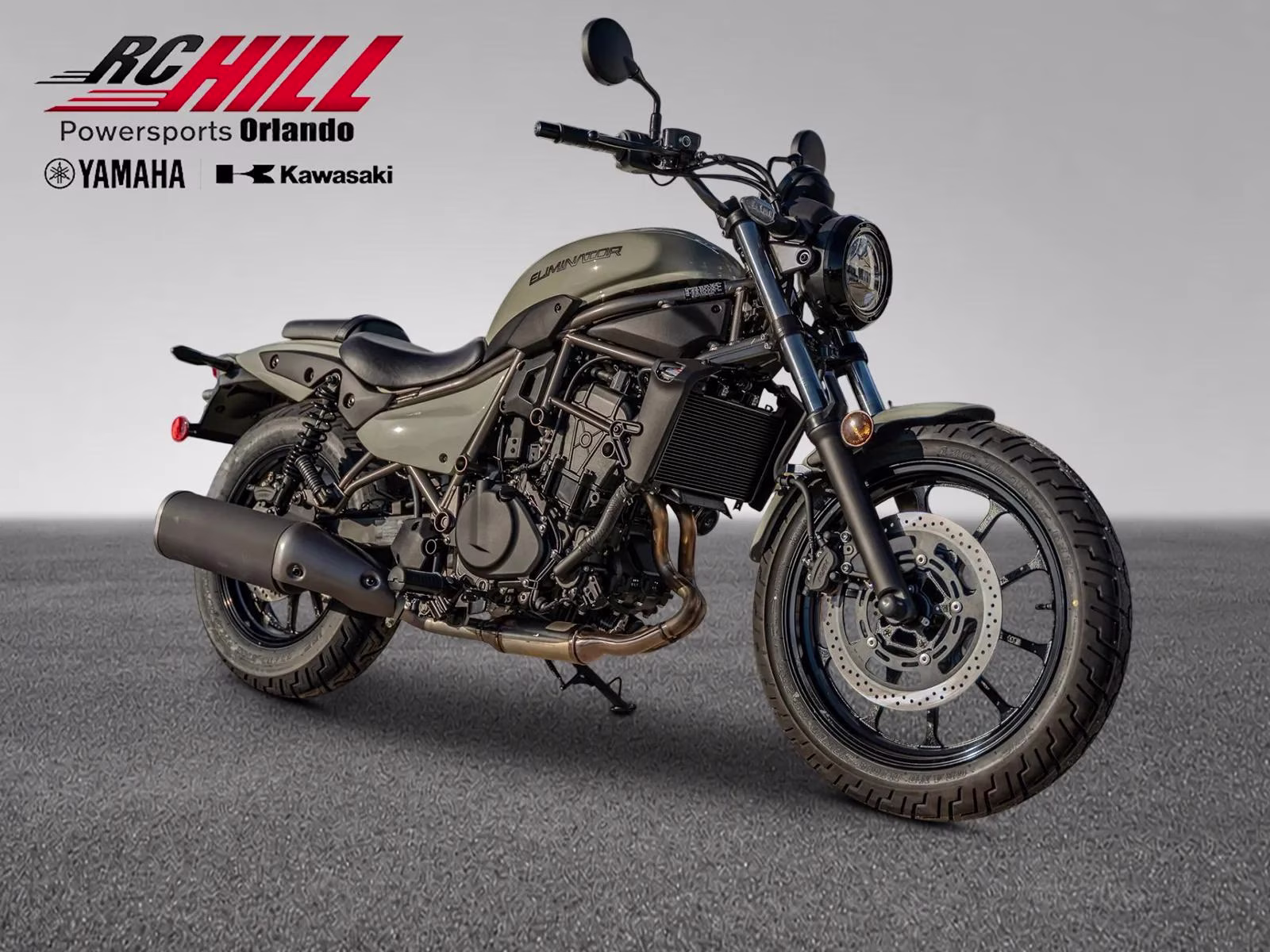 2026 White Kawasaki Eliminator Motorcycle