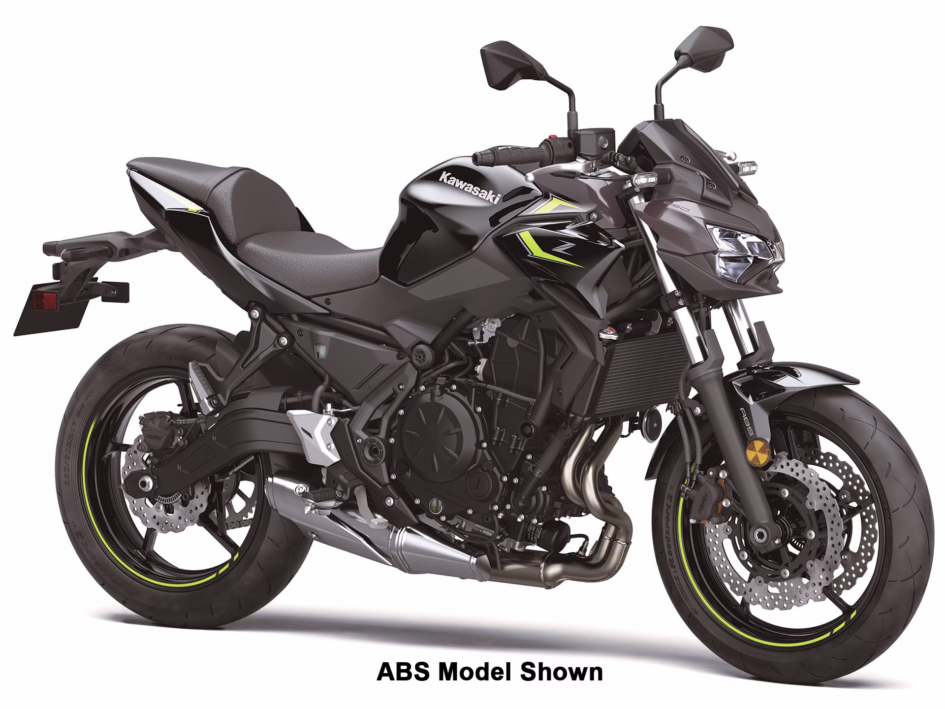2024 Metallic Matte Dark Gray / Metallic Flat Spark Black Kawasaki Z650 Motorcycle