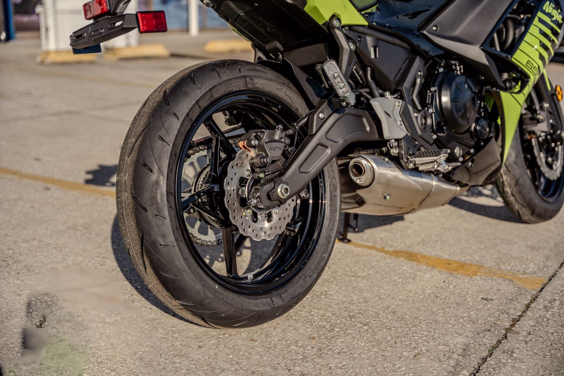 2026 Metallic Yellowish Green / Metallic Spark Black Kawasaki Ninja 650 ABS Motorcycle