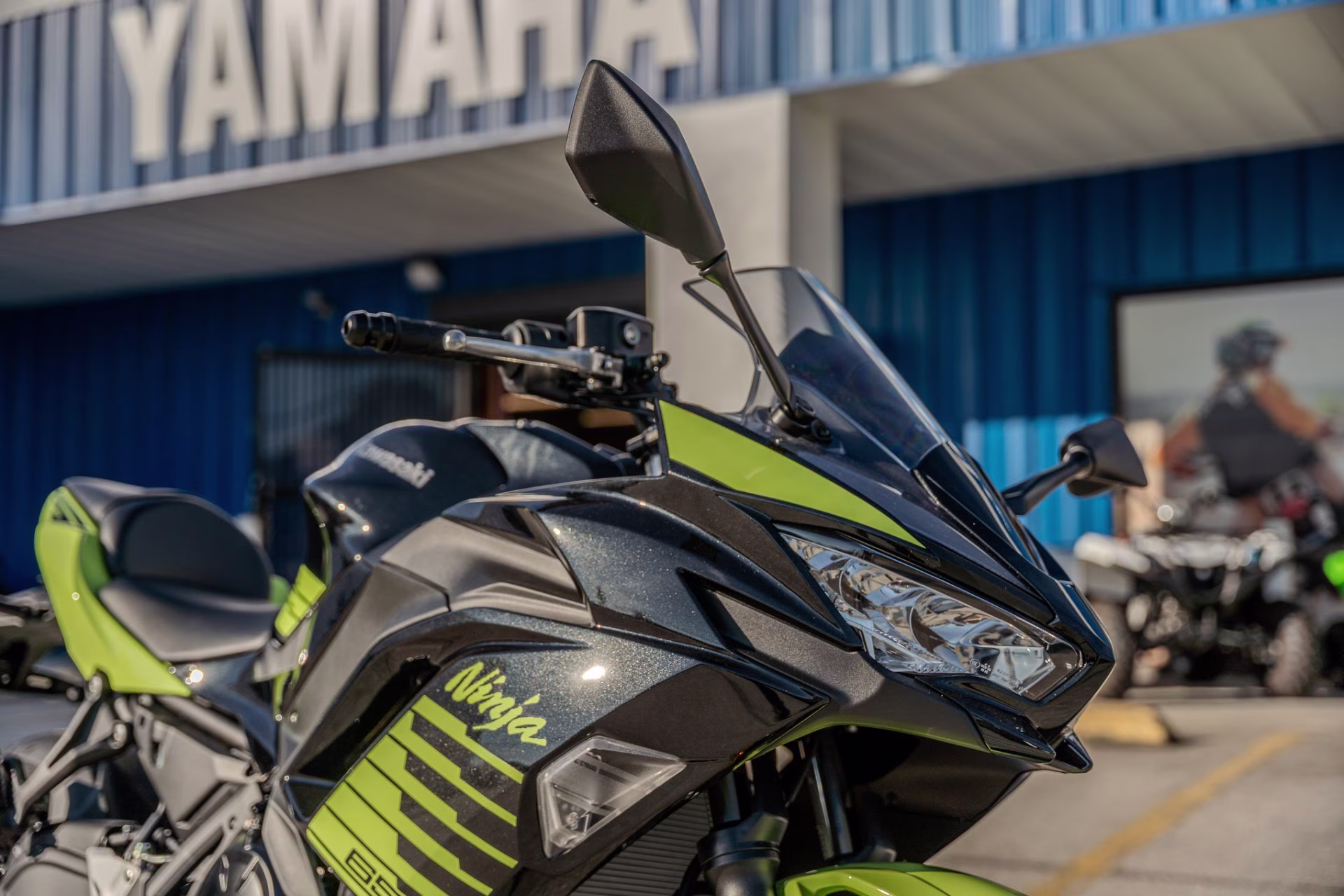 2026 Metallic Yellowish Green / Metallic Spark Black Kawasaki Ninja 650 ABS Motorcycle