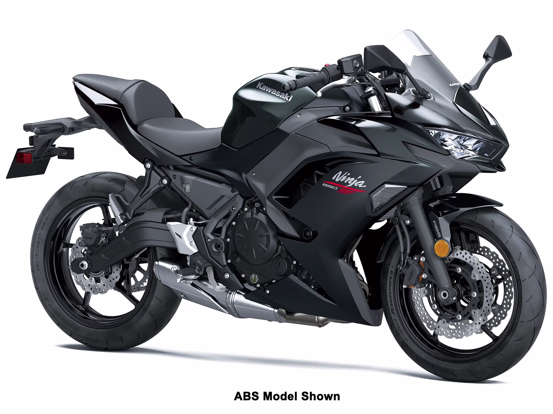 2026 Metallic Flat Spark Black / Metallic Carbon Gray Kawasaki Ninja 650 Motorcycle