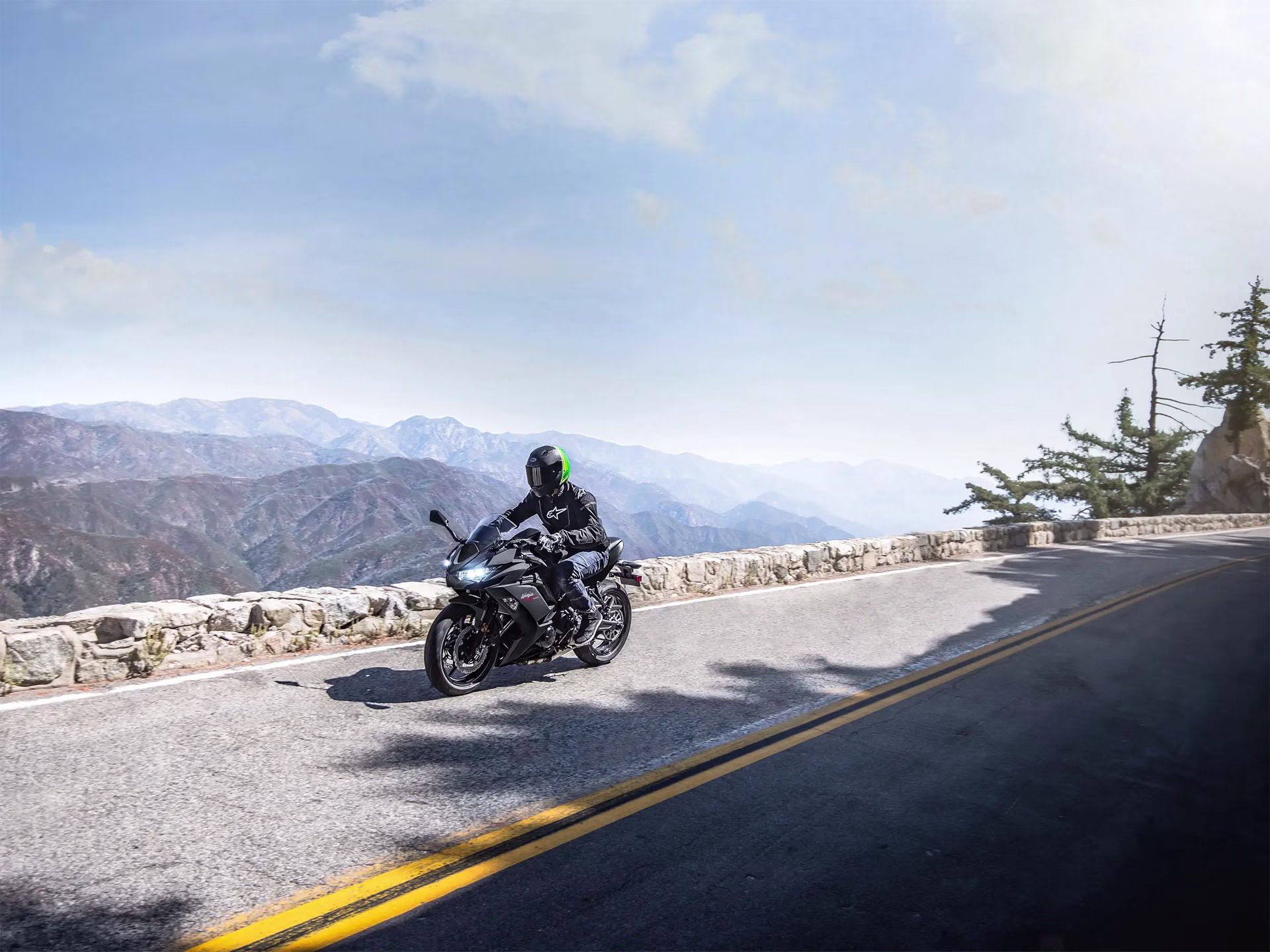 2026 Metallic Flat Spark Black / Metallic Carbon Gray Kawasaki Ninja 650 Motorcycle