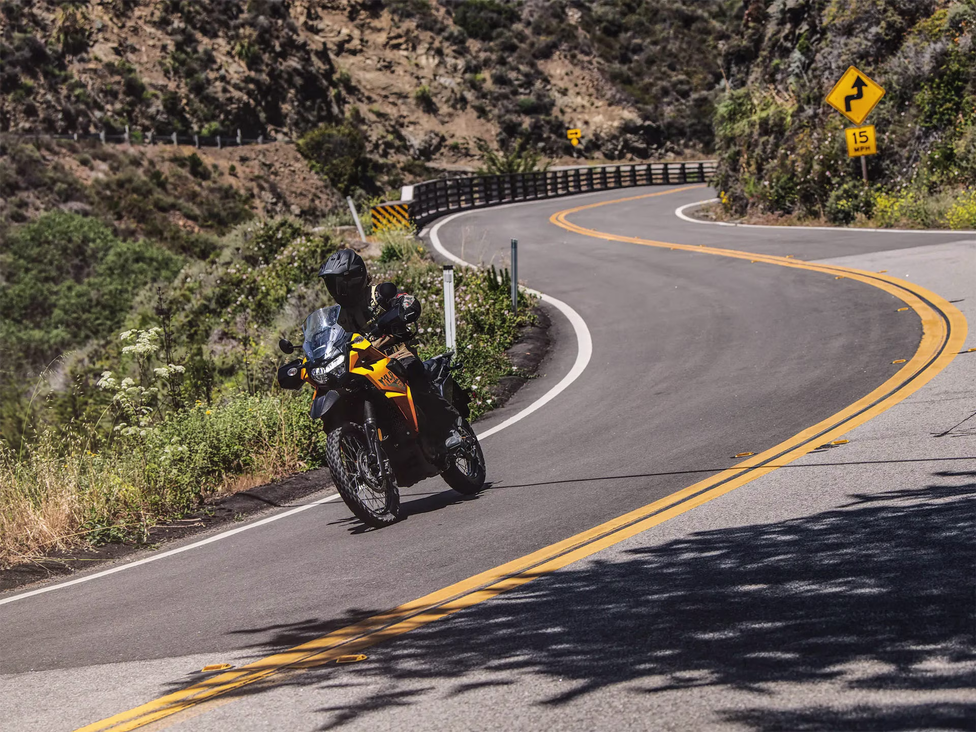 2026 Metallic Spark Black Kawasaki KLR650 Motorcycle