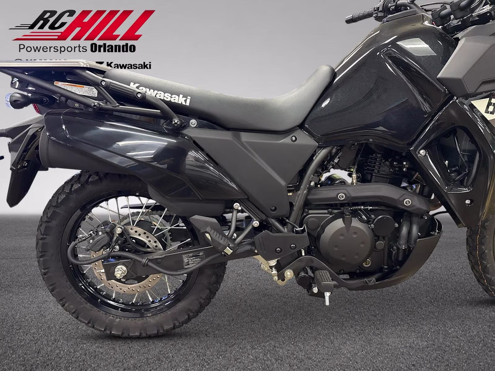 2026 Black Kawasaki Klr650 Motorcycle