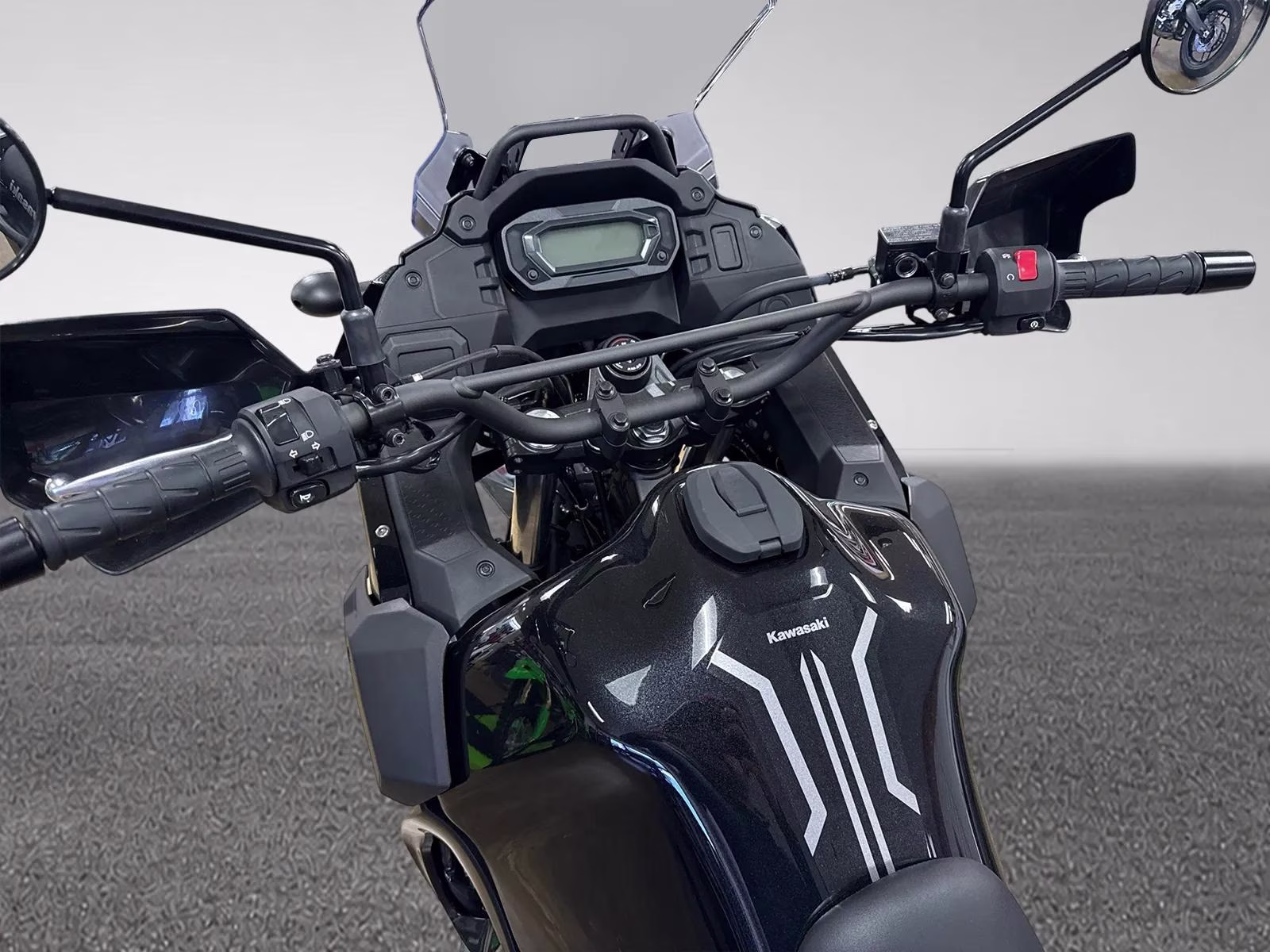 2026 Black Kawasaki Klr650 Motorcycle