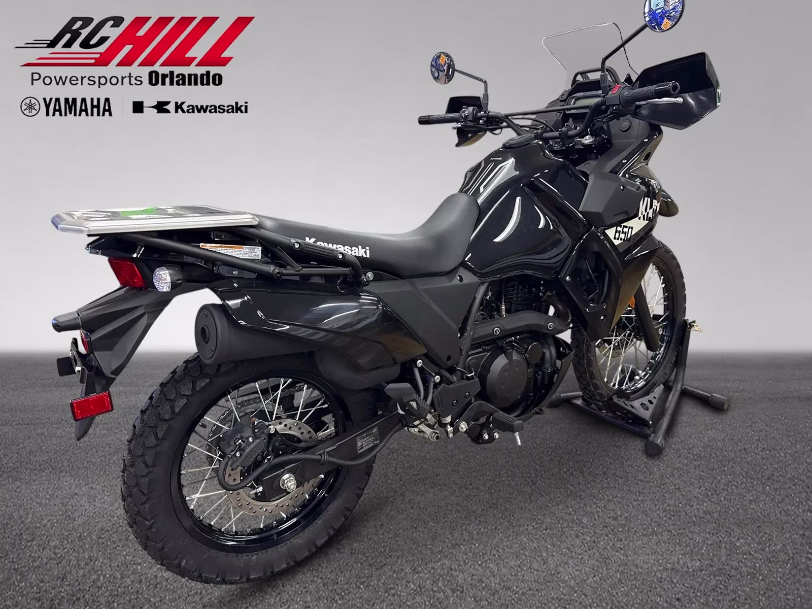 2026 Black Kawasaki Klr650 Motorcycle