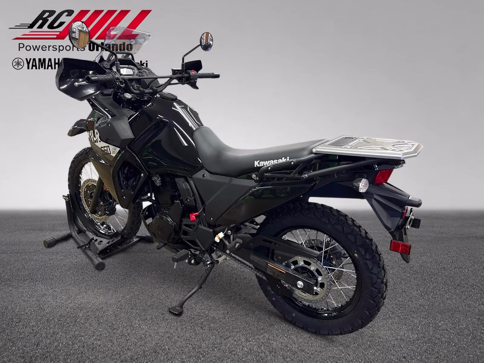 2026 Black Kawasaki Klr650 Motorcycle