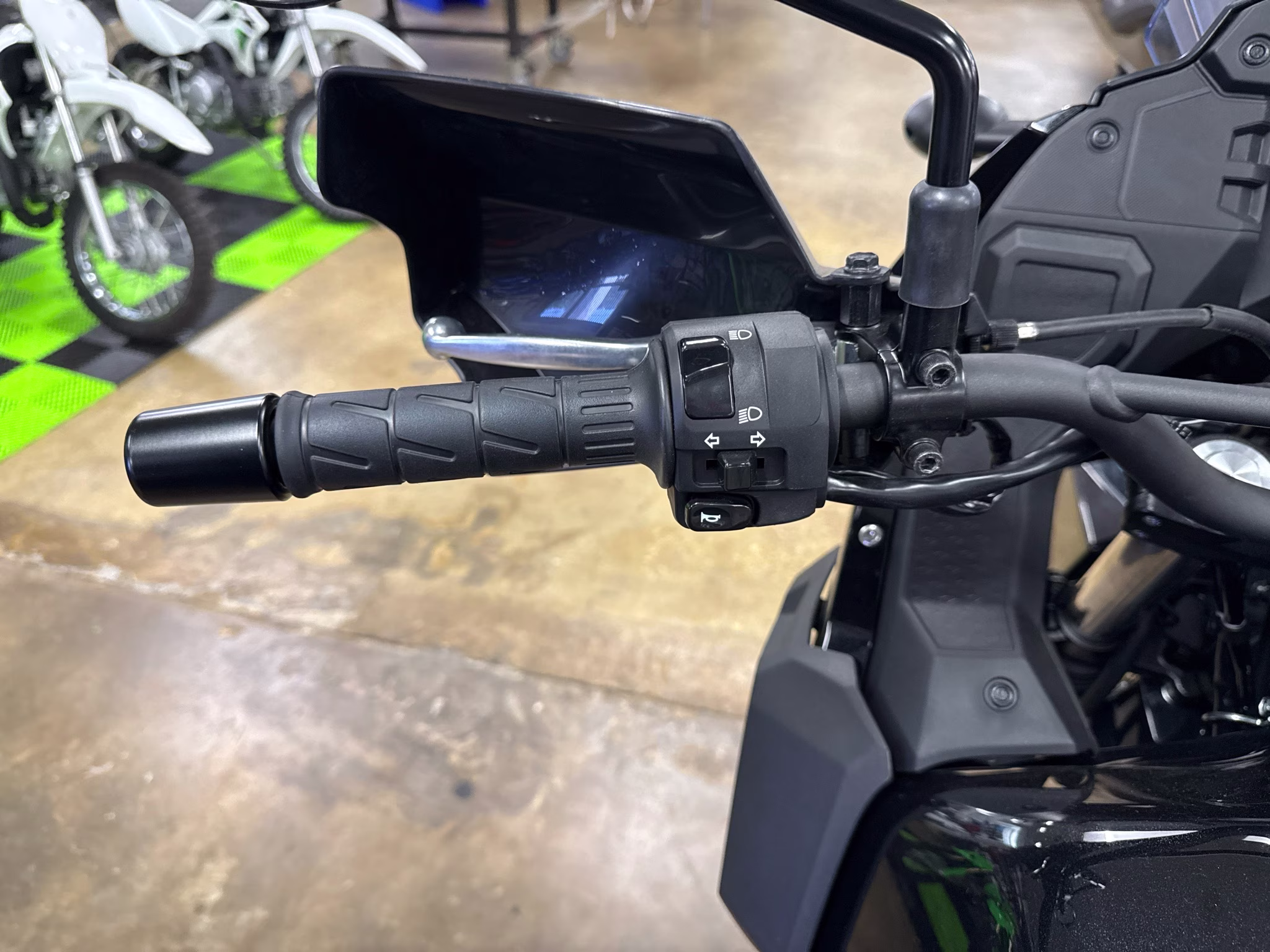 2026 Metallic Spark Black Kawasaki KLR650 S Motorcycle