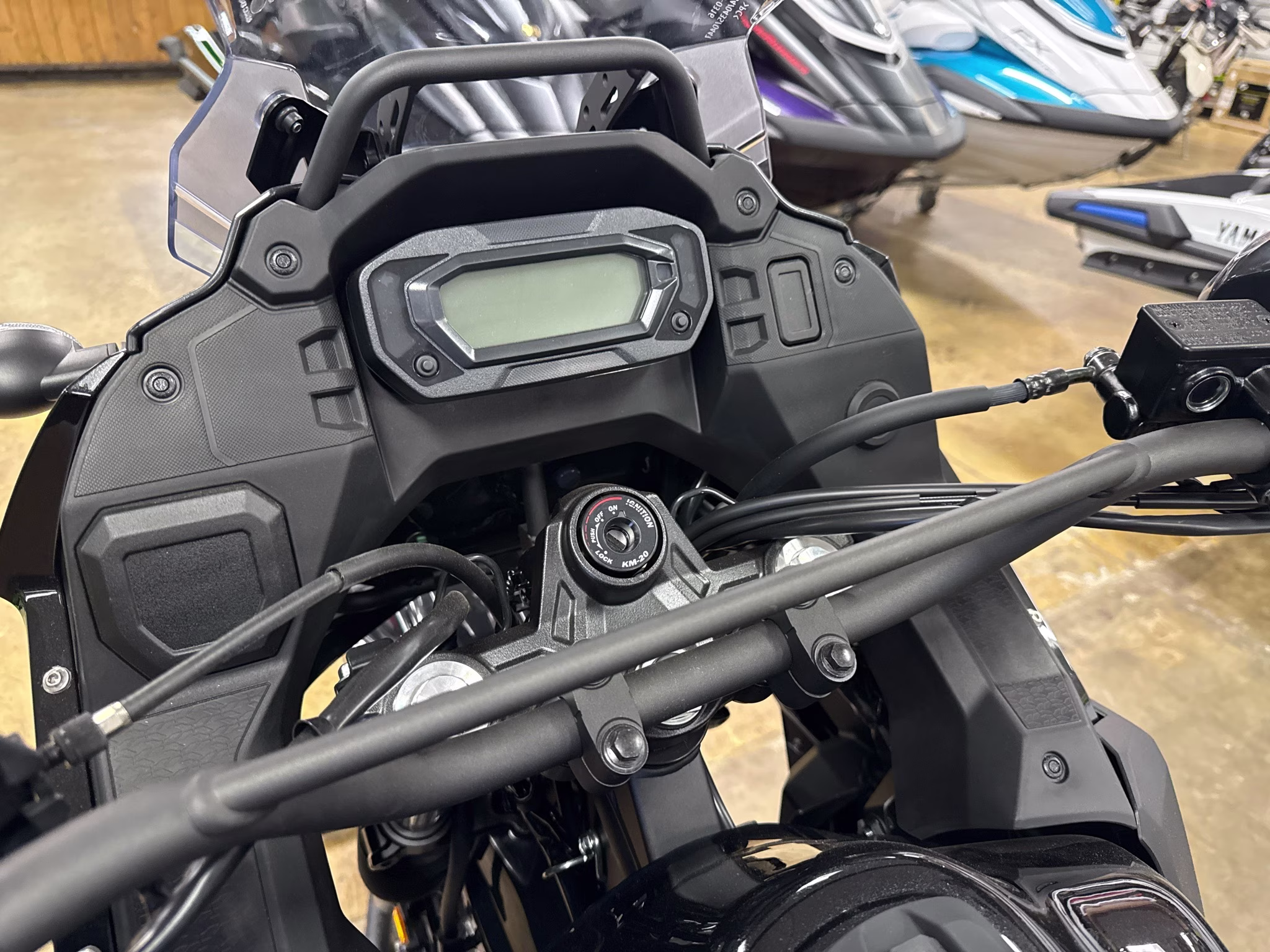 2026 Metallic Spark Black Kawasaki KLR650 S Motorcycle