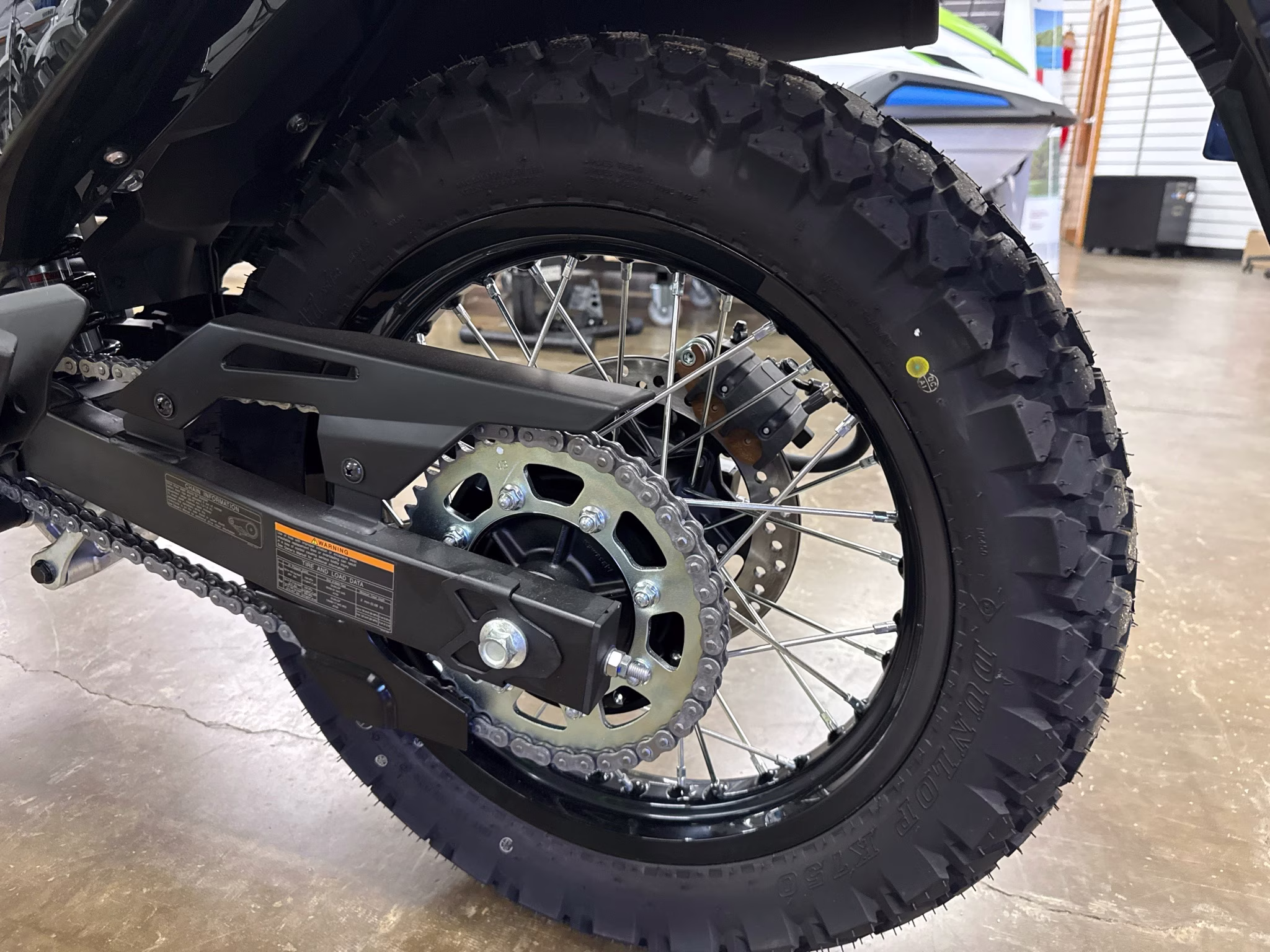 2026 Metallic Spark Black Kawasaki KLR650 S Motorcycle