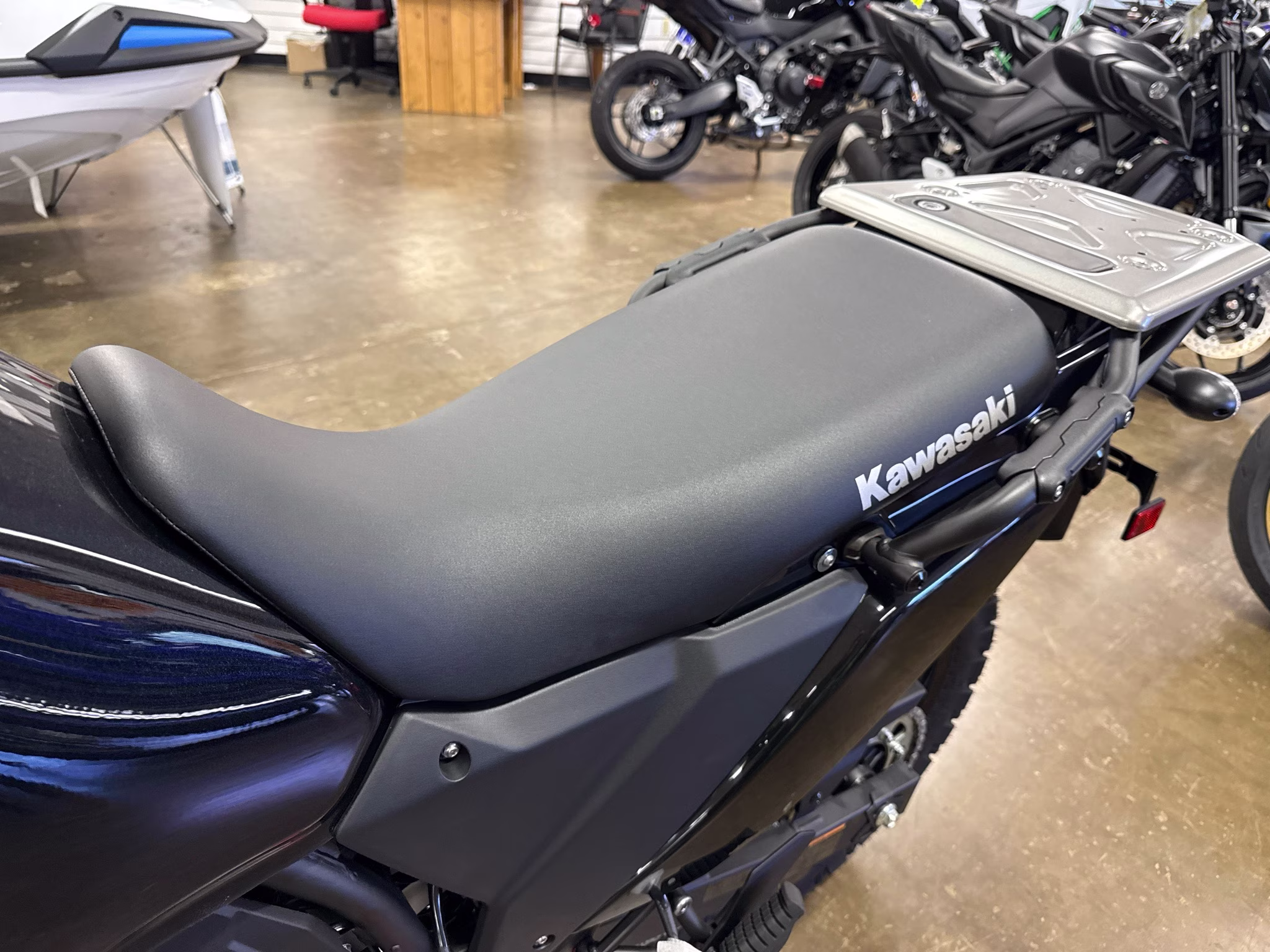 2026 Metallic Spark Black Kawasaki KLR650 S Motorcycle